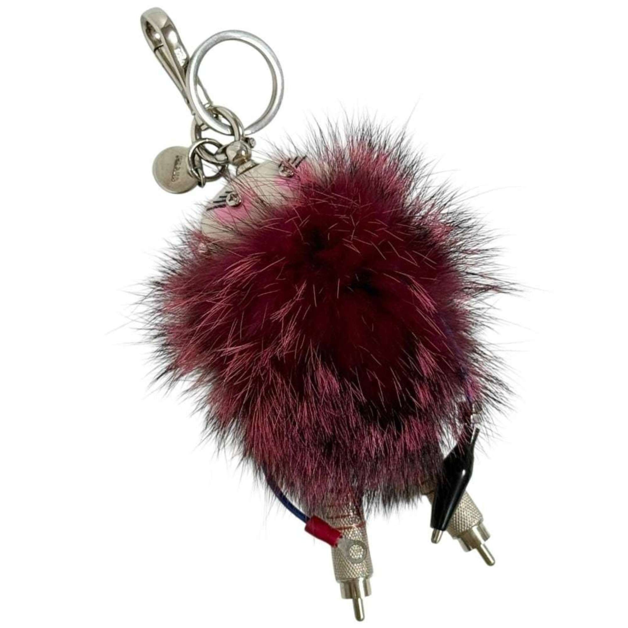 Prada Prada Women's Robot Keychain Keyring Bag Charm Fur Size ONE SIZE - 1 Thumbnail