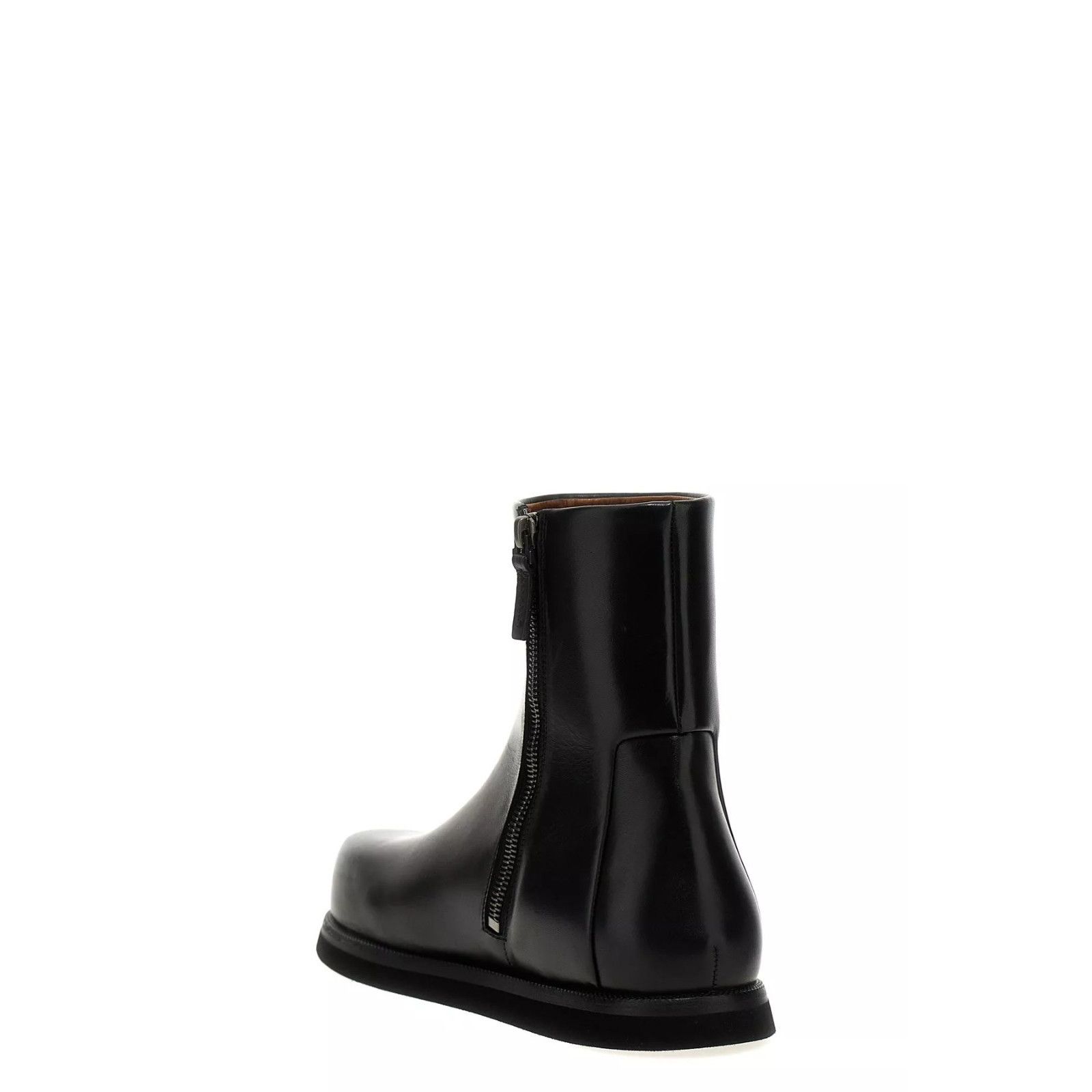 Marsell MARSELL Accom Black Leather Ankle Boots New And Authentic (W Size US 6 / IT 36 - 2 Thumbnail