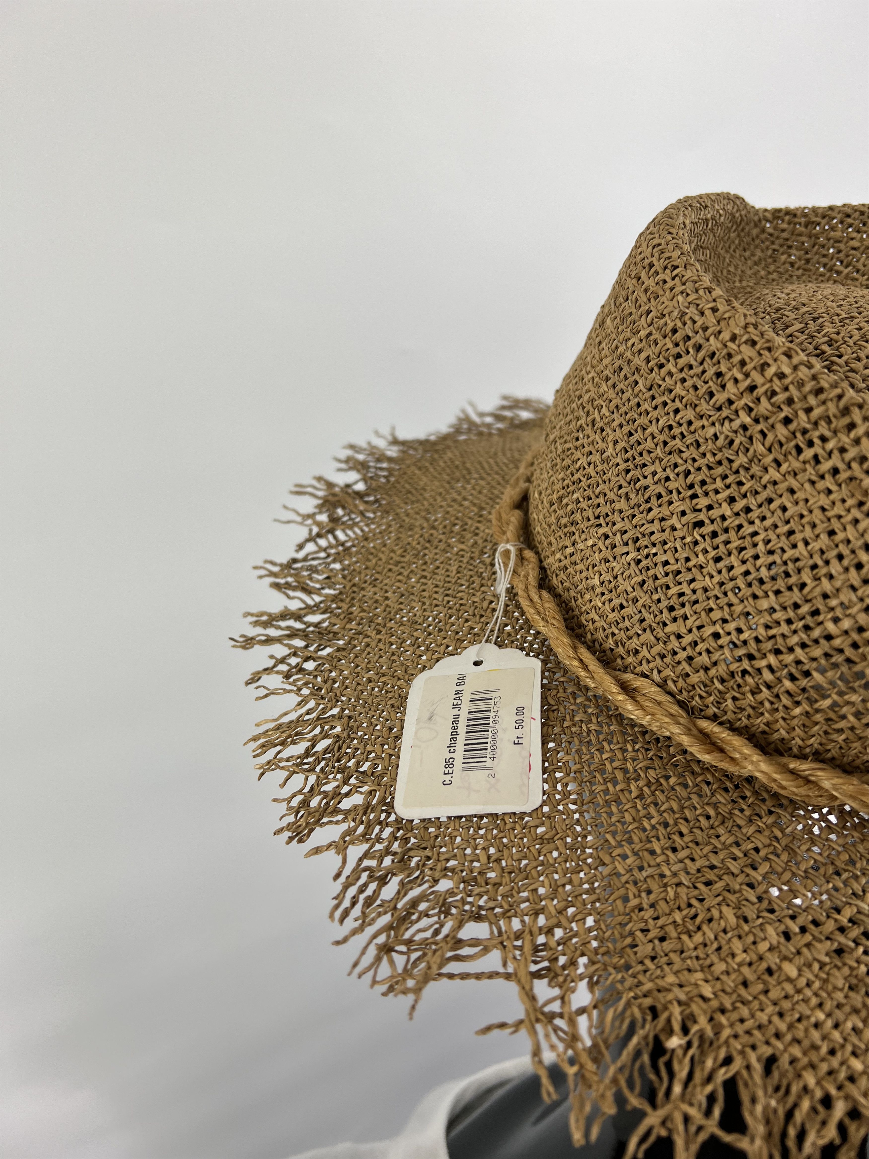 Designer Jean Barthet Rare Vintage Straw Fedora Hat One Size Size ONE SIZE - 4 Thumbnail