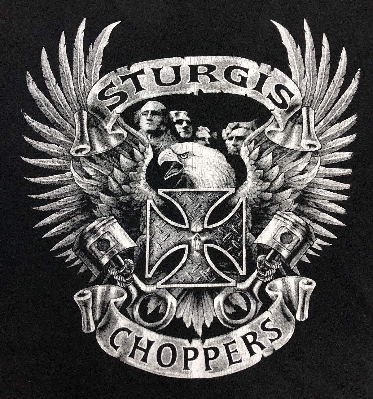 Vintage Vintage SP Sturgis Choppers T-Shirt Size US L / EU 52-54 / 3 - 4 Thumbnail