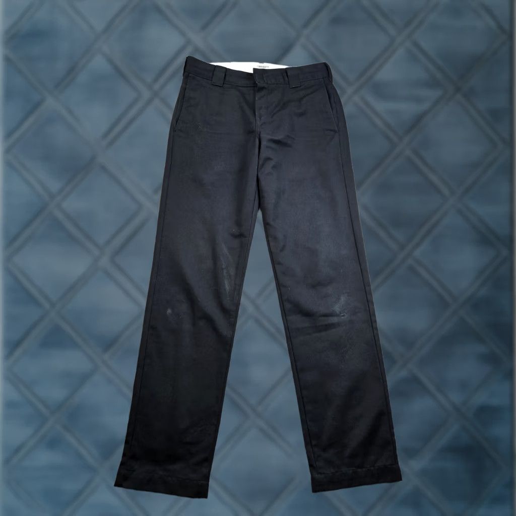 Carhartt VINTAGE Carhartt WIP Master Pants 30X32 Mens Black Straight Leg Twill Work In Progress Nightlog? Size US 30 / EU 46 - 1 Thumbnail