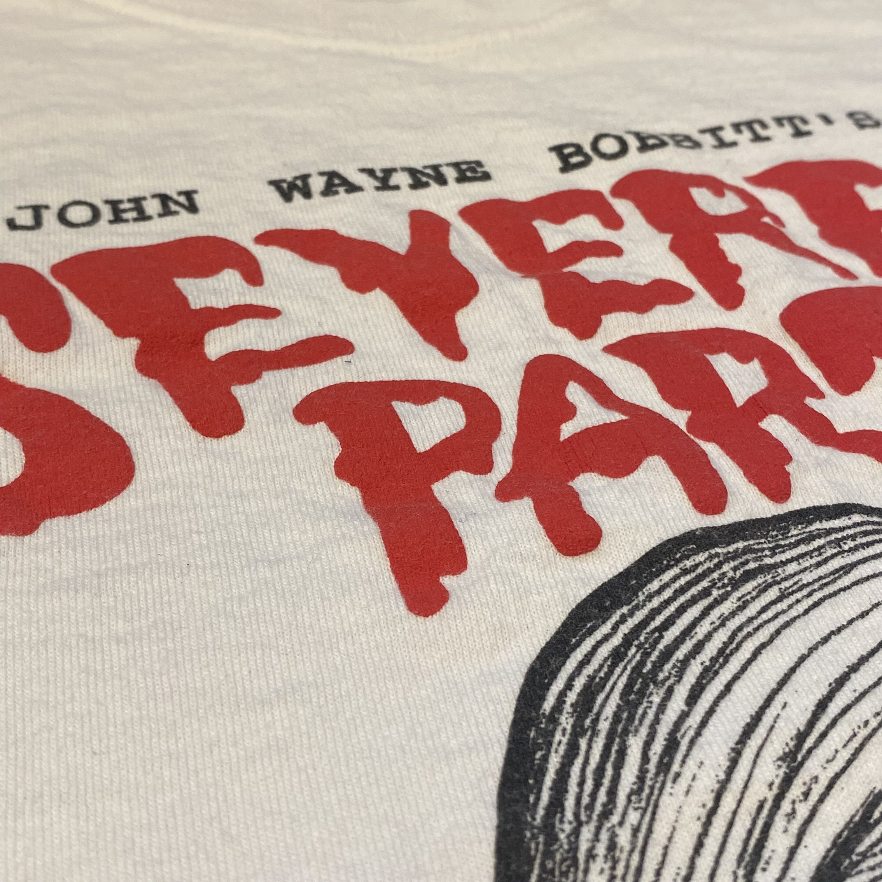 Other John Wayne Bobbitt Howard Stern Love Hurts Telethon Tee Size US L / EU 52-54 / 3 - 5 Thumbnail