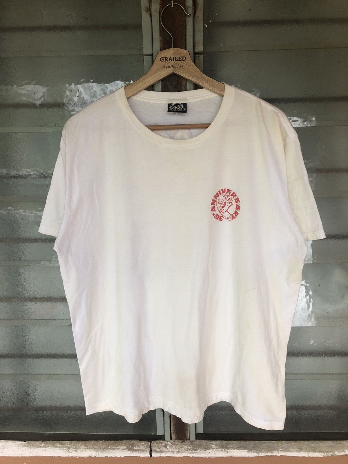 Santa Cruz Skateboards Vintage Santa Cruz Skateboards Anniversary Shirt Tee Size US L / EU 52-54 / 3 - 2 Thumbnail