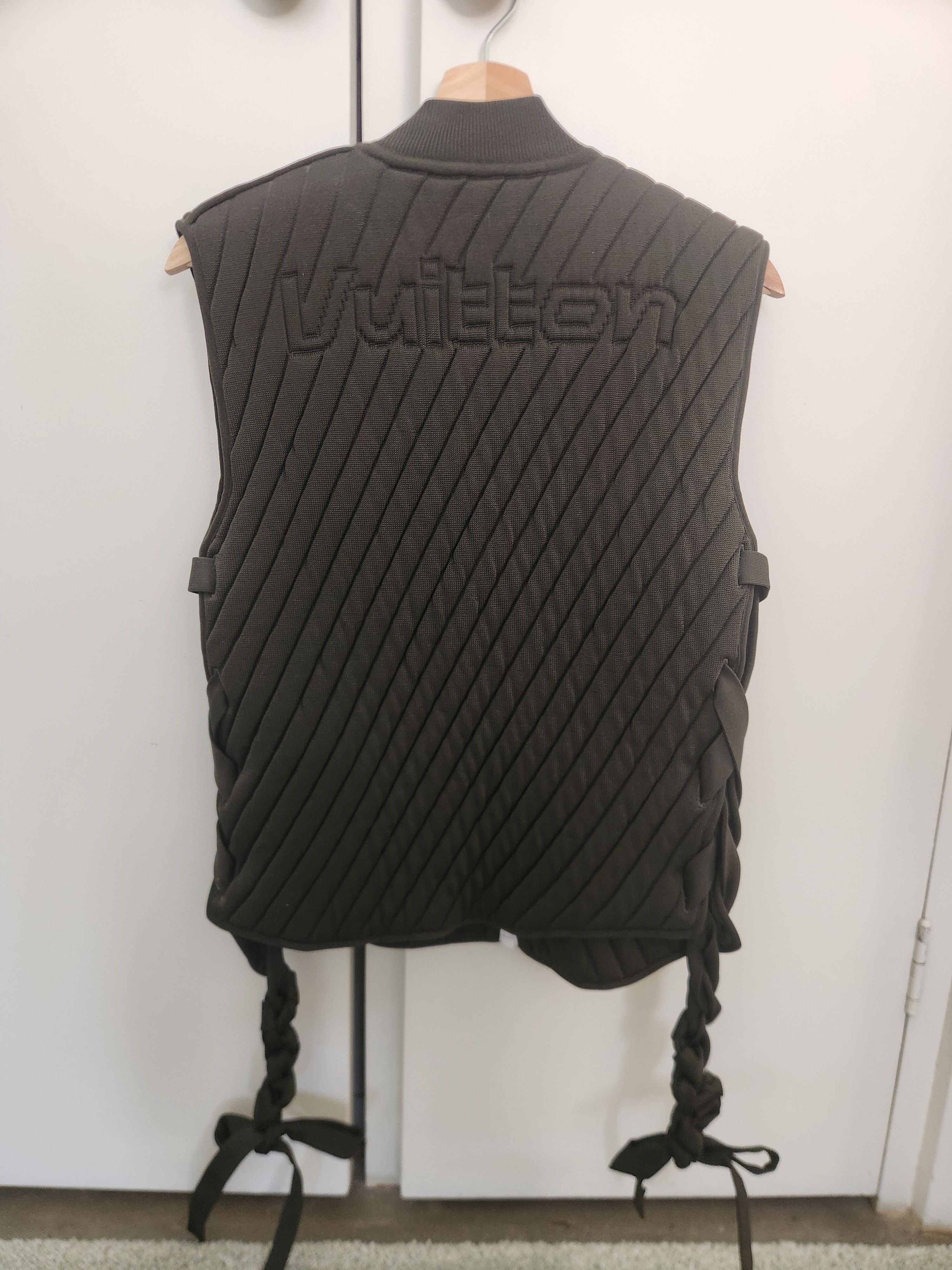 Louis Vuitton LV Green Vest Monogram Flower Pocket Quilted Gilet Rare Size US M / EU 48-50 / 2 - 7 Thumbnail
