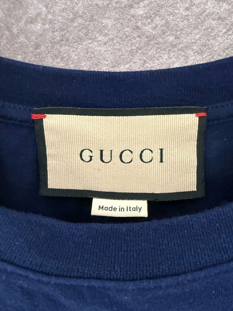Gucci Gucci Hawaiian coconut print blue short sleeves Size S / US 4 / IT 40 - 3 Thumbnail