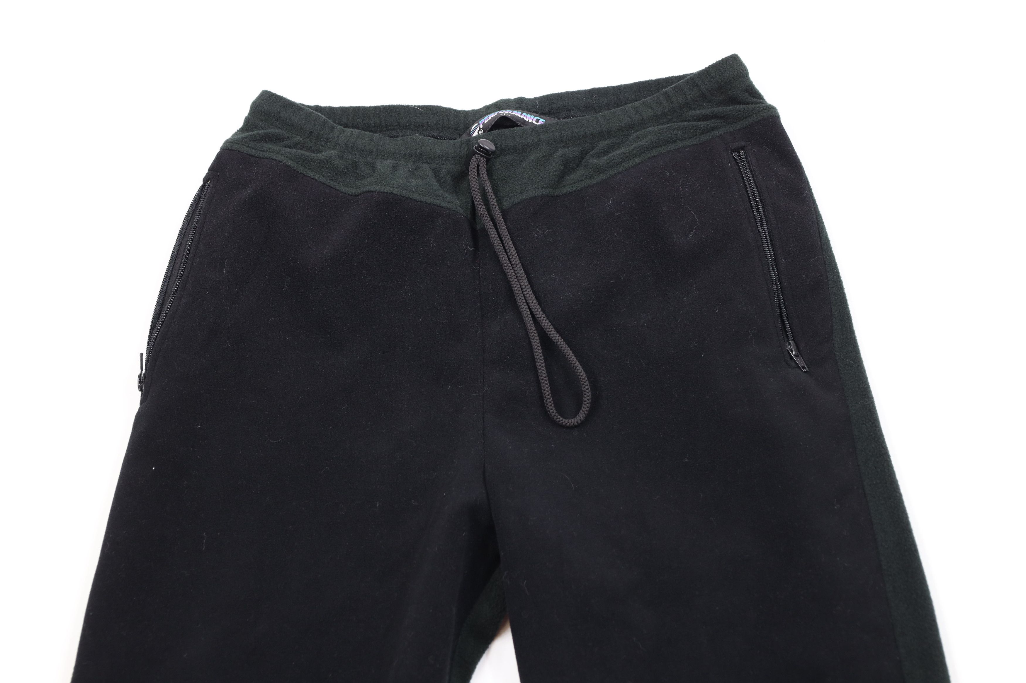 Vintage Vintage 90s Streetwear Cuffed Sweatpants Joggers Black USA Size US 36 / EU 52 - 2 Thumbnail