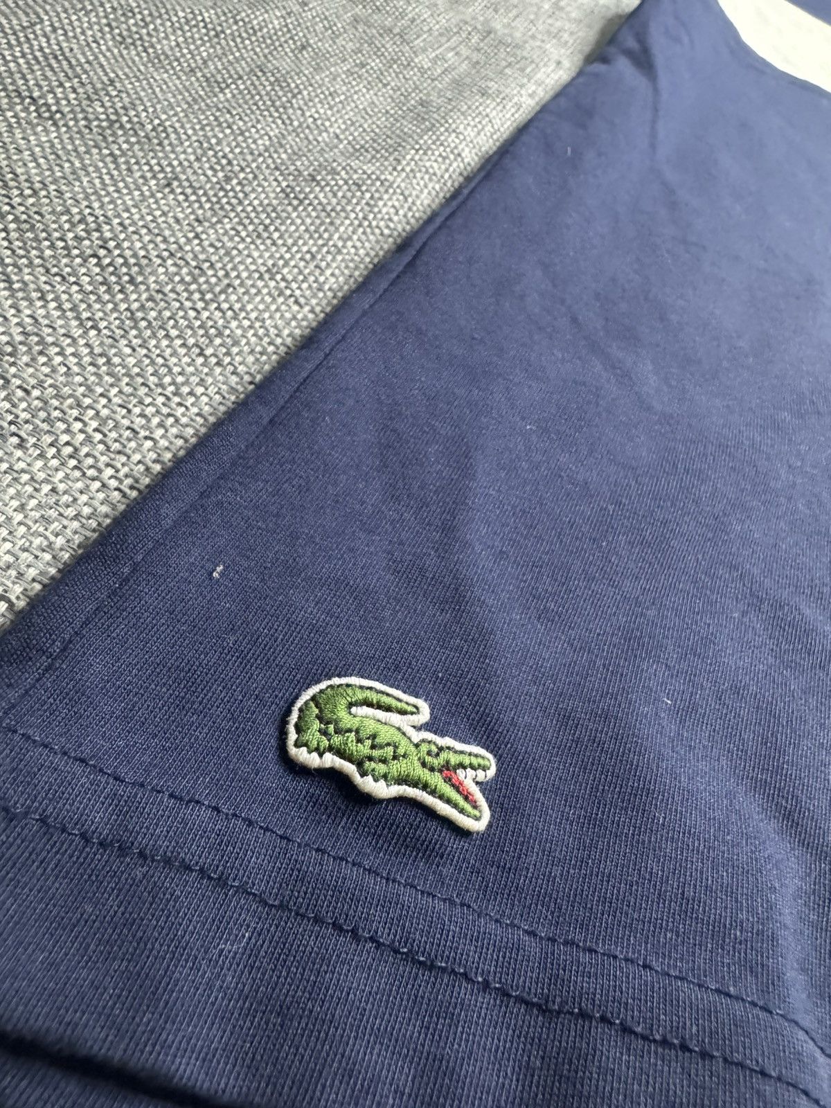 Lacoste Vintage Lacoste Heritage Big Logo navy T-Shirt olympic game Size US S / EU 44-46 / 1 - 6 Thumbnail