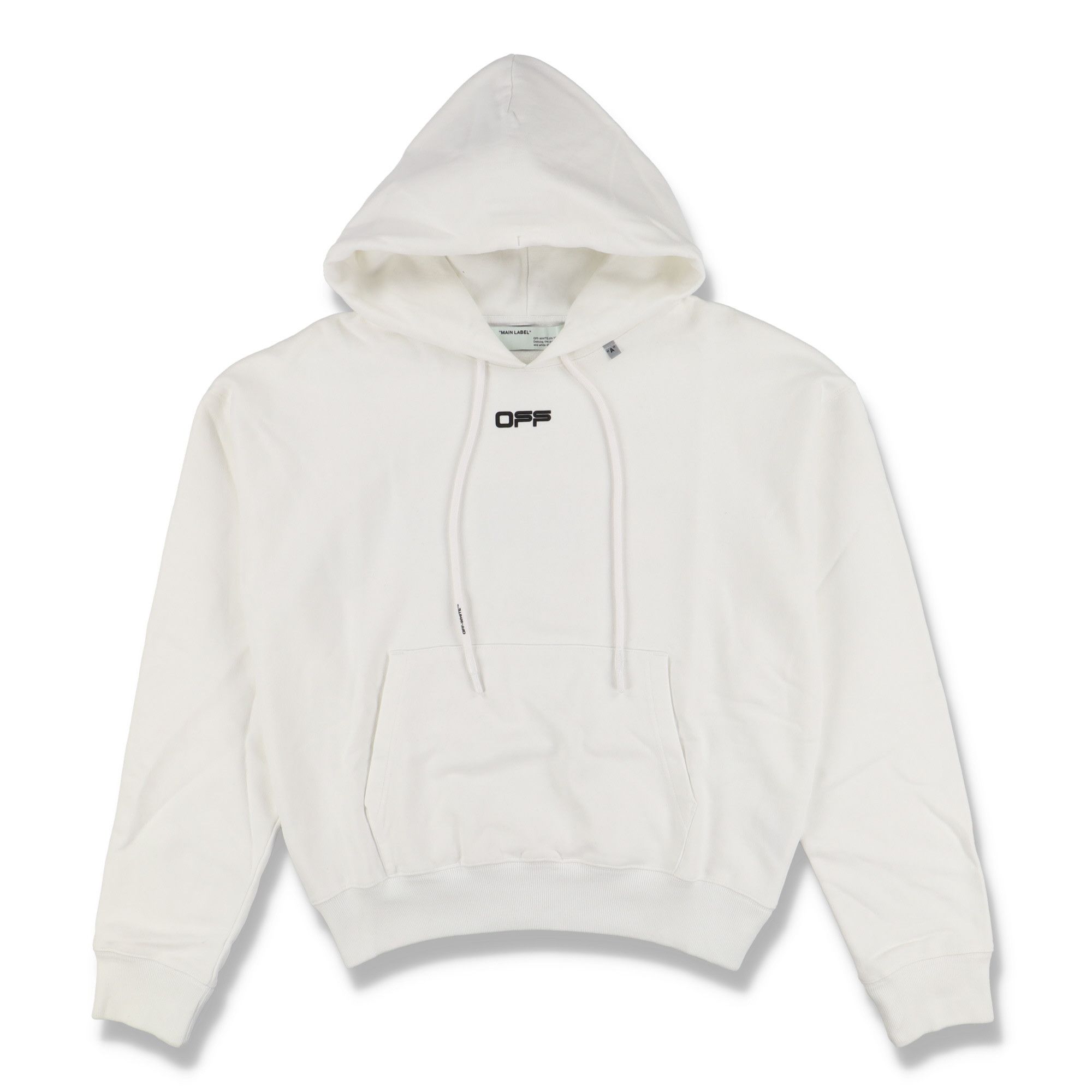 Off-White White Wavy Line Logo Oversized Hoodie Size US M / EU 48-50 / 2 - 6 Thumbnail