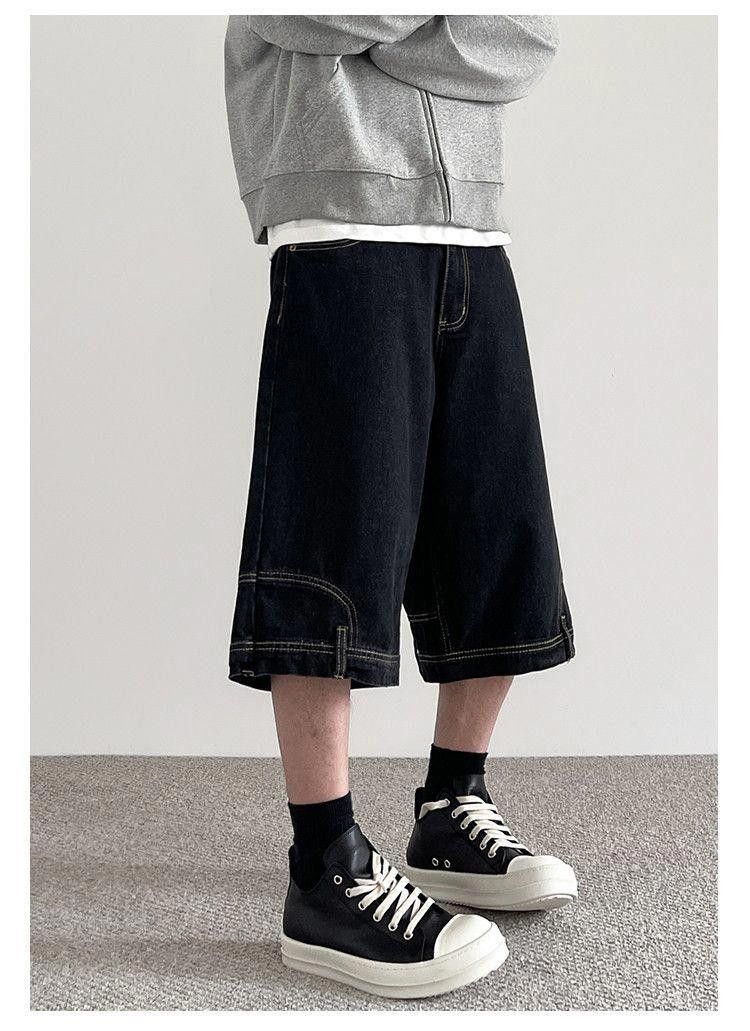 Other Reversable Black Denim Shorts Size US 28 / EU 44 - 3 Thumbnail