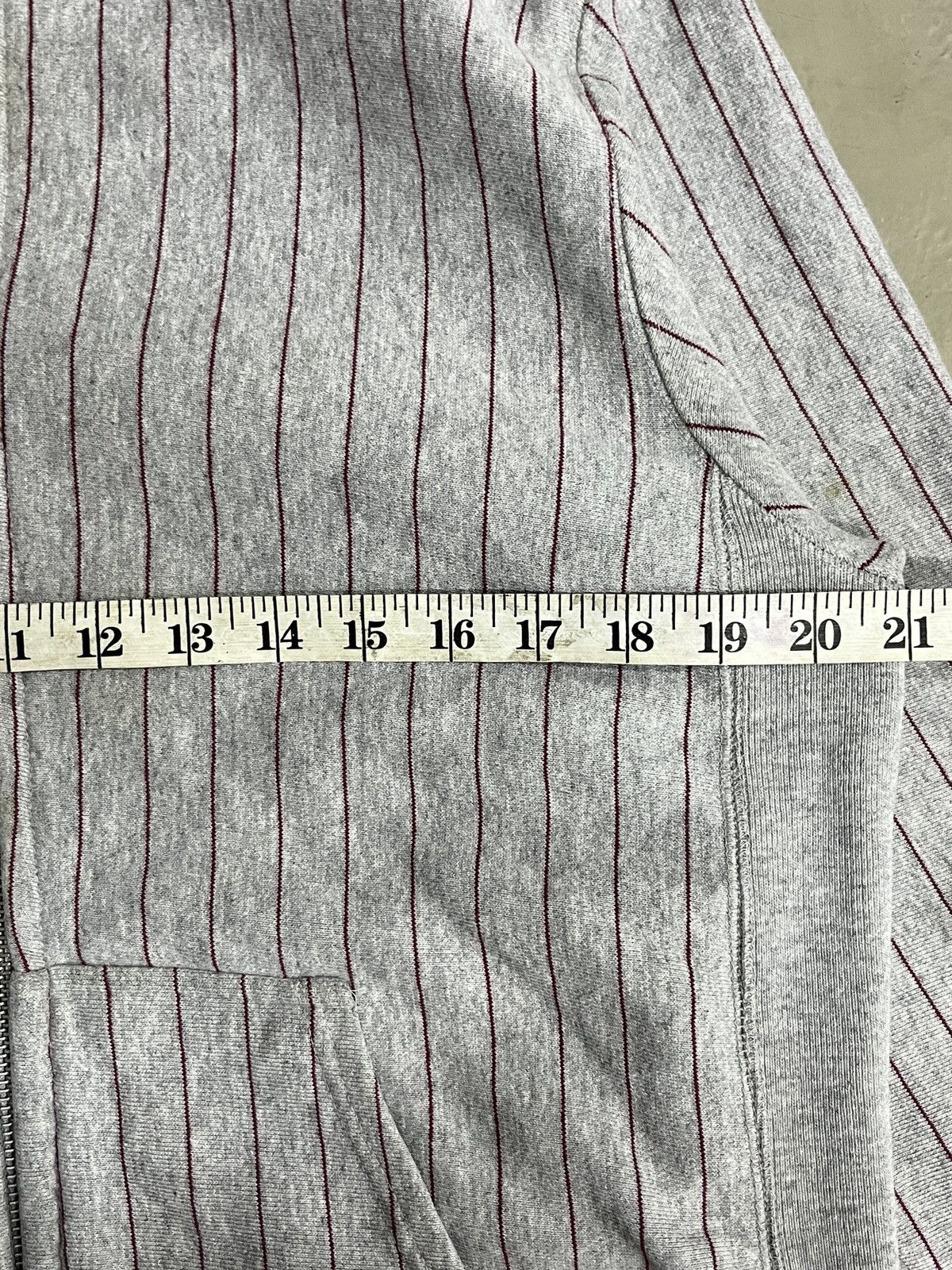 Japanese Brand × MasterPiece Masterpiece Japan Pinstripe Hooded Active Jacket Size US M / EU 48-50 / 2 - 7 Thumbnail
