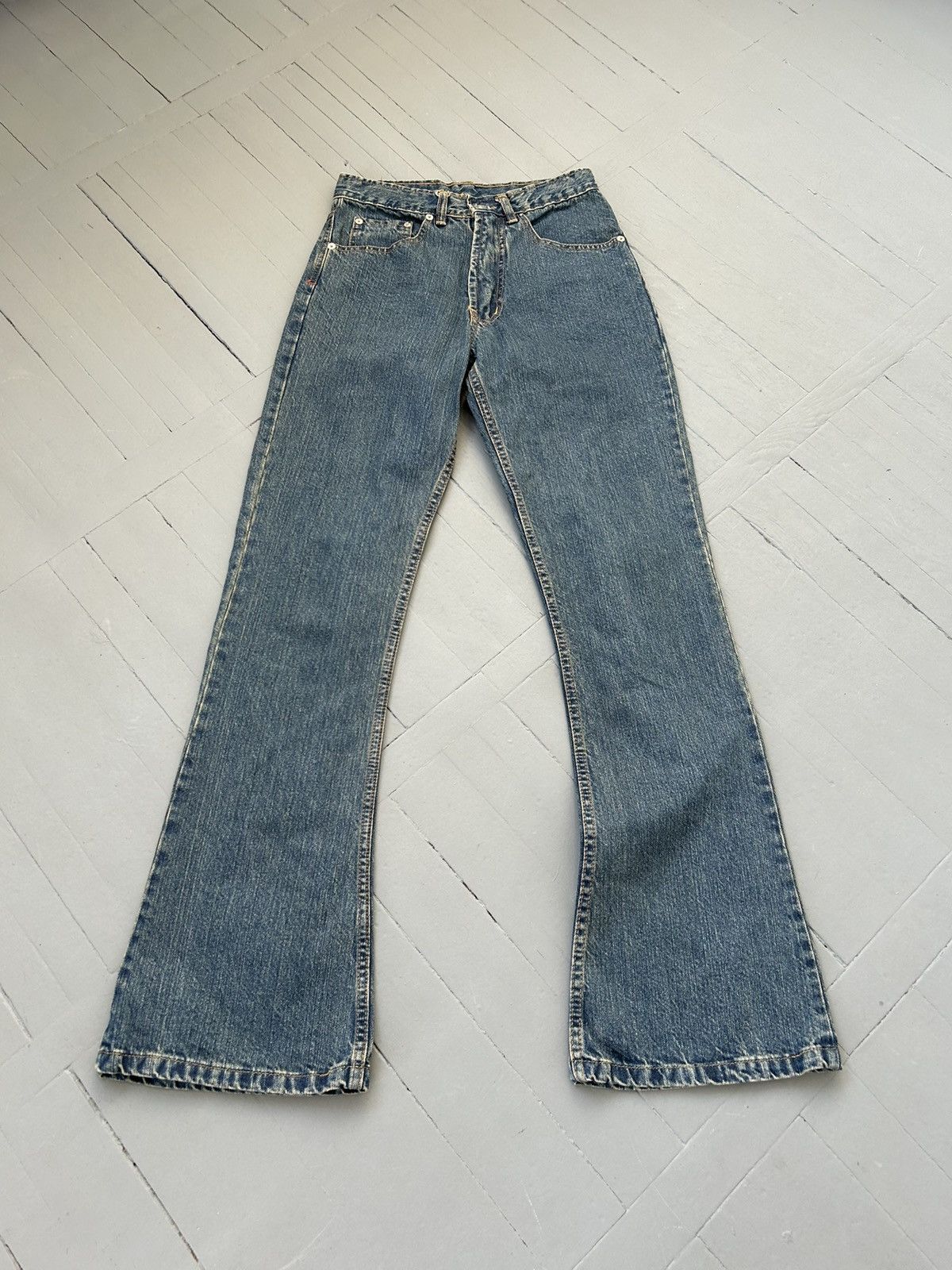 Nike Nike distressed flared jeans denim pants Size 25" / US 0 / IT 36 - 1 Thumbnail