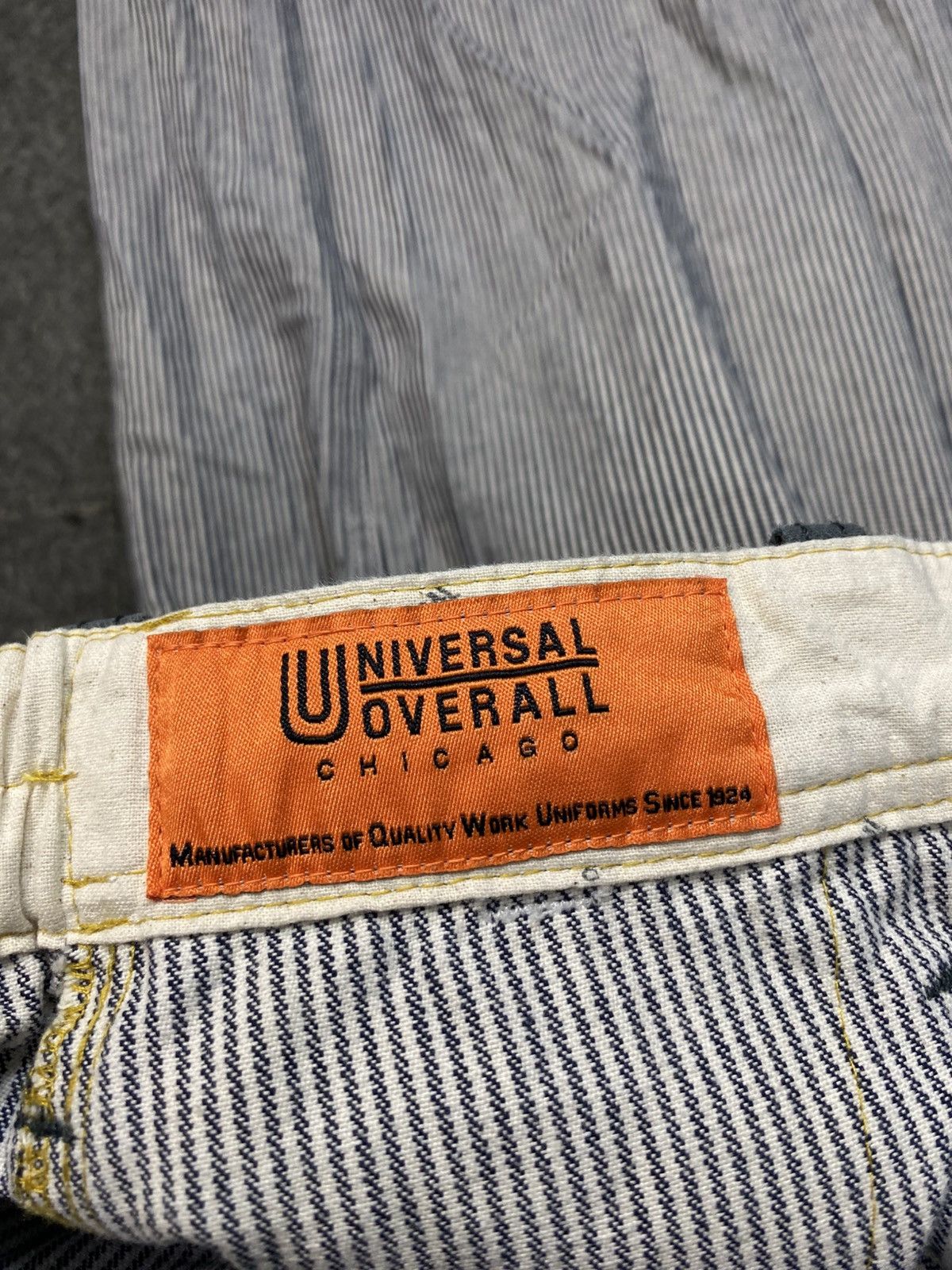 Universal Works Universal Coverall Chicago Hickory Pant Uniform Size US 26 / EU 42 - 9 Thumbnail