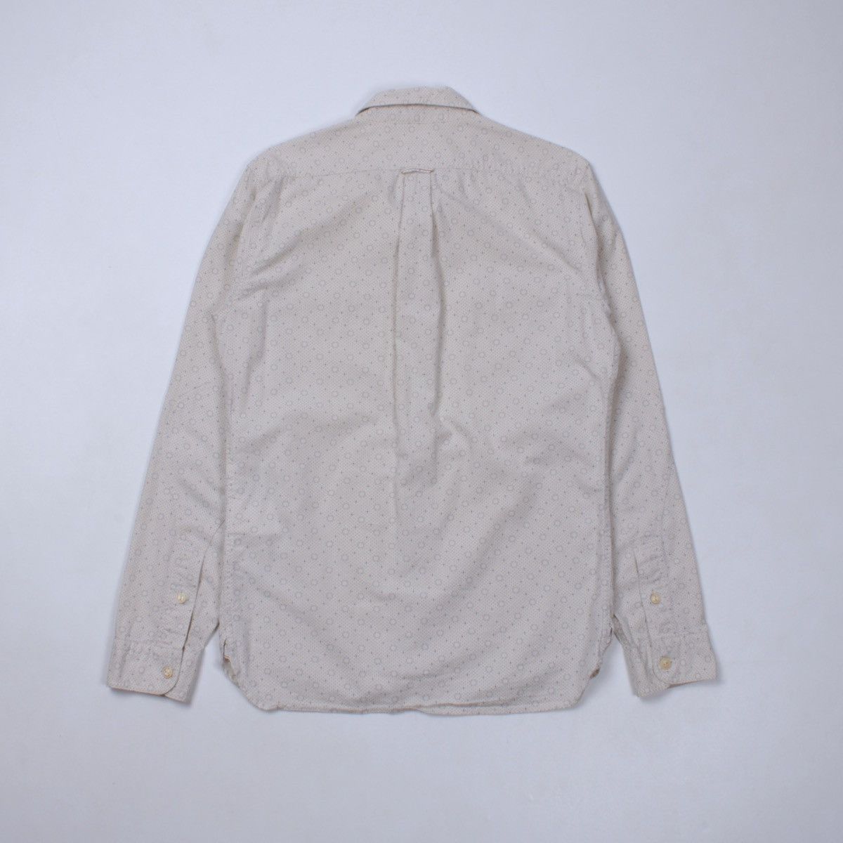 Levi's LEVIS Selvedge Cream Geometric Polkadot Long Sleeve Shirt Size US S / EU 44-46 / 1 - 13 Thumbnail