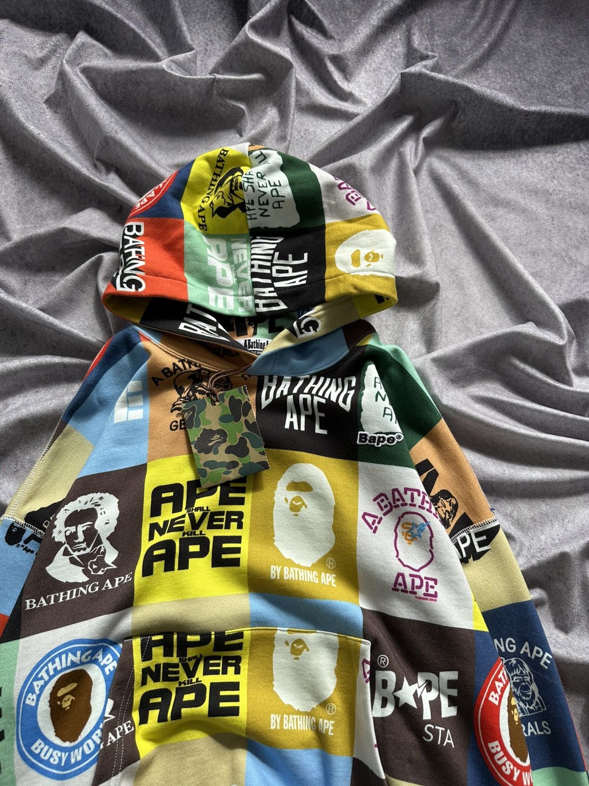 Bape BAPE Classic Logo Loose Fit Pullover Hoodie Size US S / EU 44-46 / 1 - 4 Thumbnail