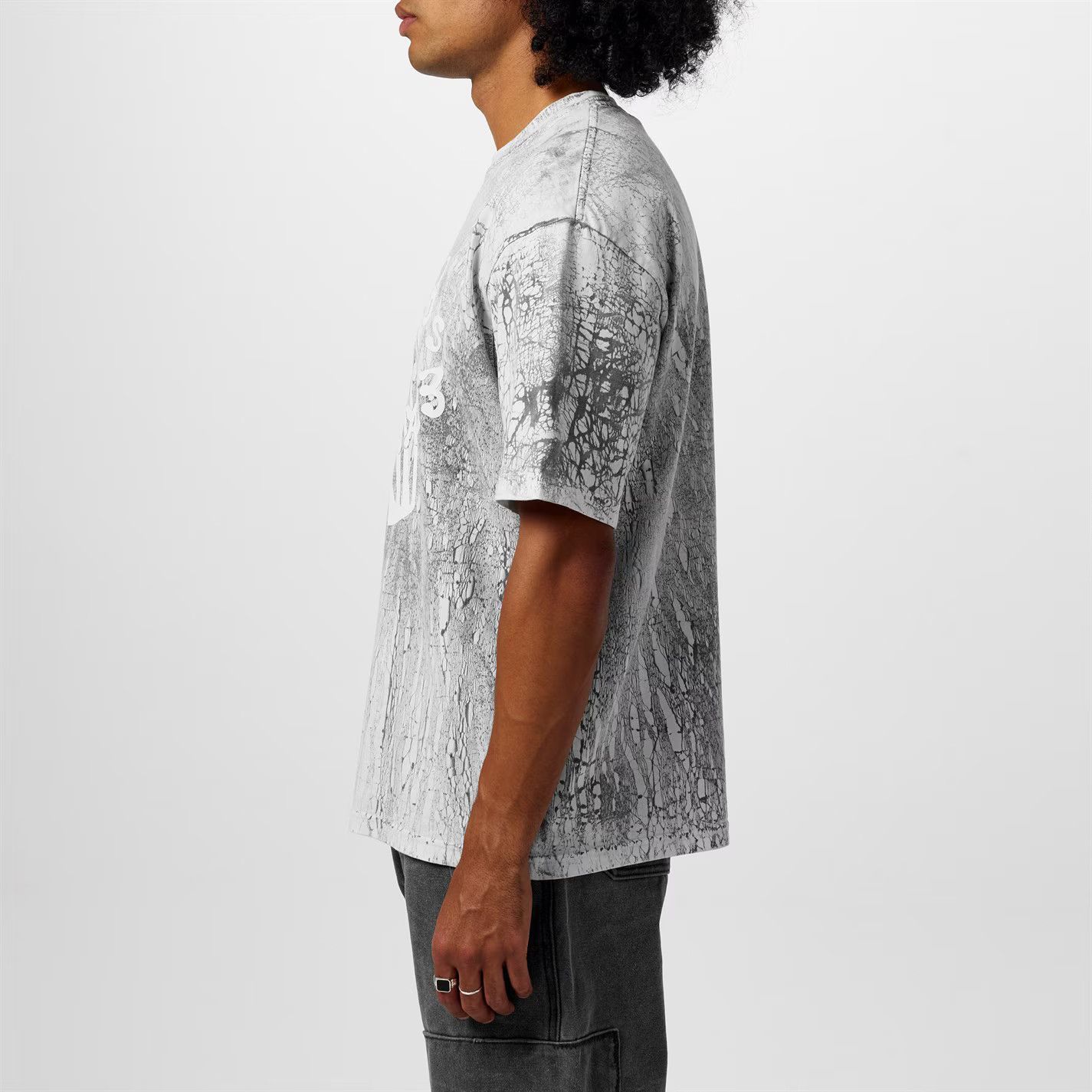 Acne Studios o1g2r1mq0825 Bow T-Shirt in Grey Size US L / EU 52-54 / 3 - 3 Thumbnail