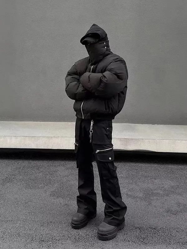 Vintage VIBE Street retro heavyweight zipper pocket cargo trousers Size US 32 / EU 48 - 4 Thumbnail