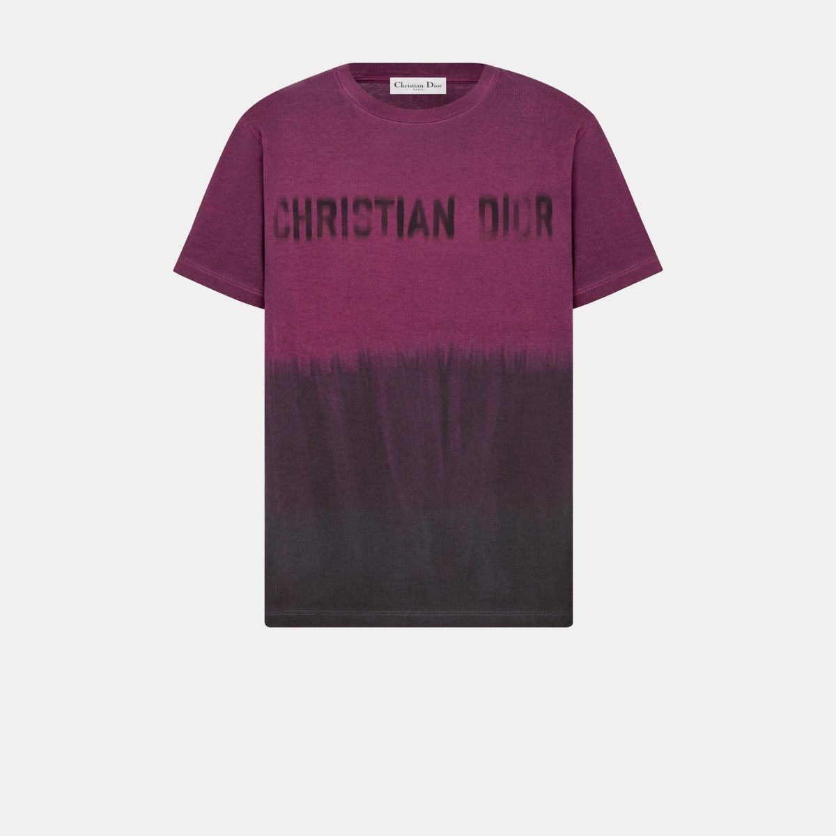 o1bcso1str0225 T-Shirt in Deep Fuchsia/Black