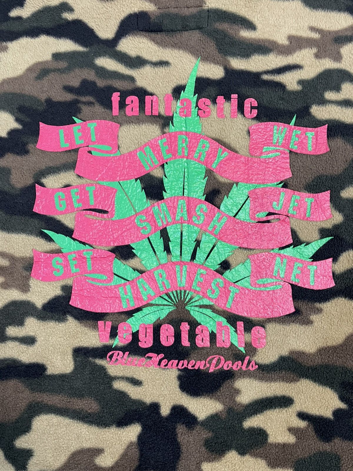 Other Blue Heavan Pools Marijuana Camo Hoodie Size US L / EU 52-54 / 3 - 4 Thumbnail