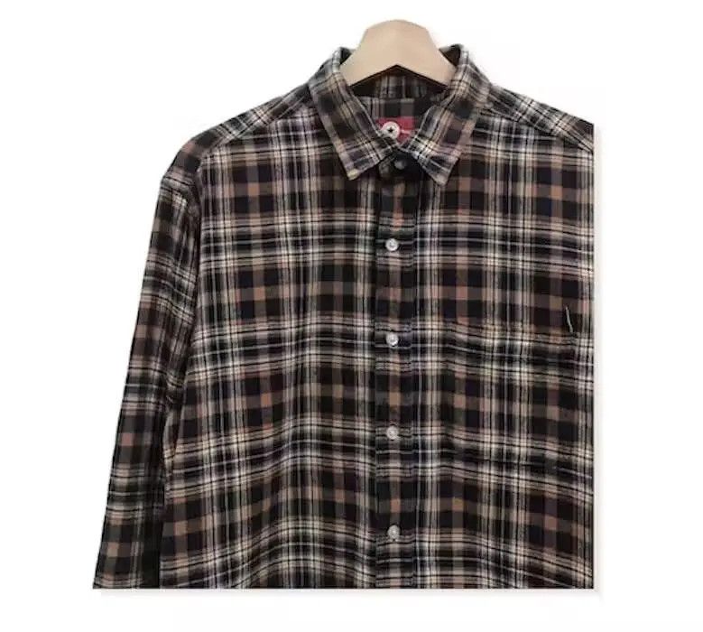 Converse Converse Plaid Tartan Flannel Shirt Size US L / EU 52-54 / 3 - 3 Thumbnail