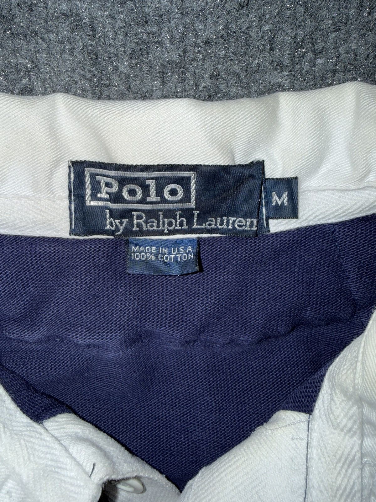 Polo Ralph Lauren Vintage Polo Ralph Lauren Crest Rugby Shirt Made in USA Size US M / EU 48-50 / 2 - 4 Thumbnail