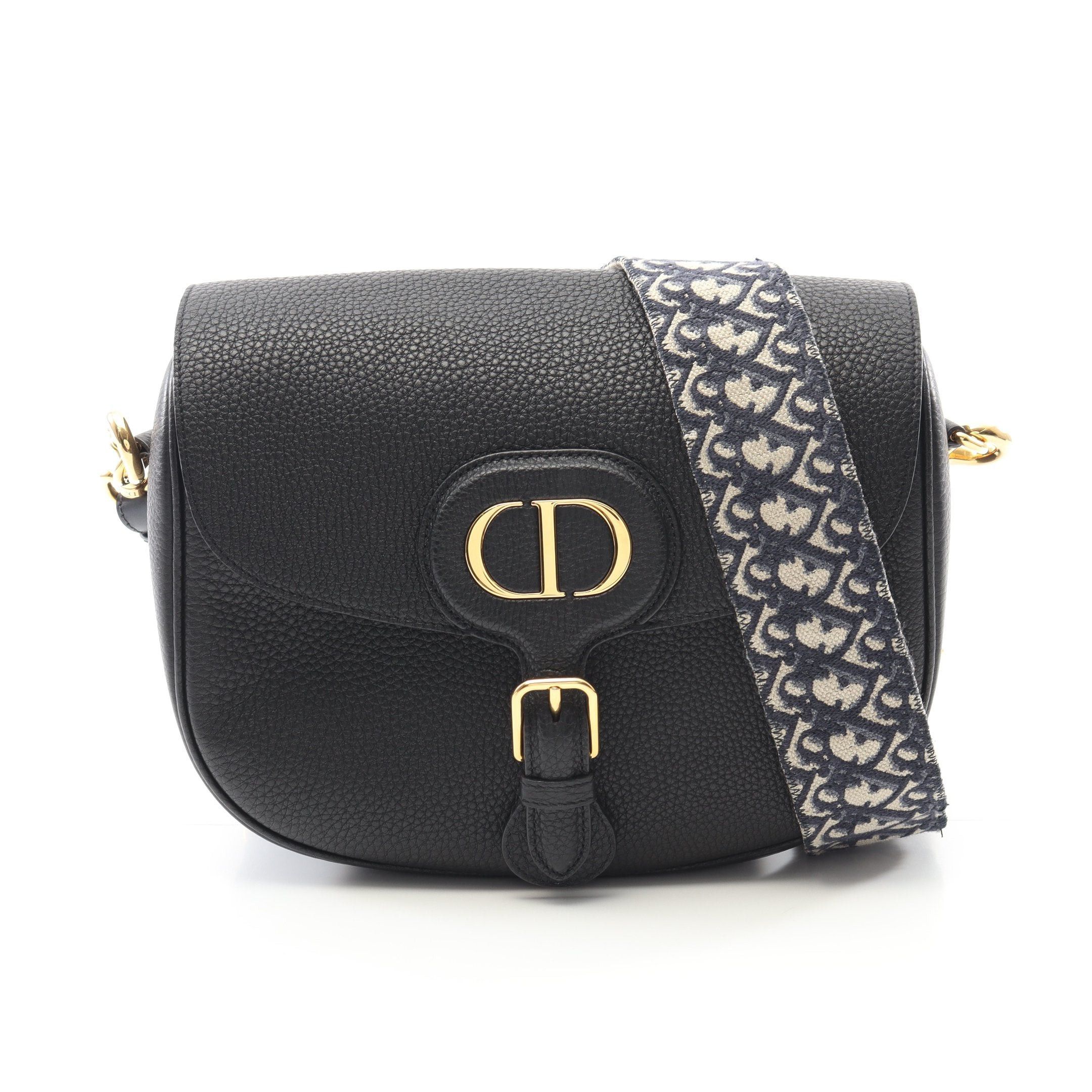 Dior Dior Bobby Large Shoulder Bag Leather Black Size ONE SIZE - 1 Thumbnail