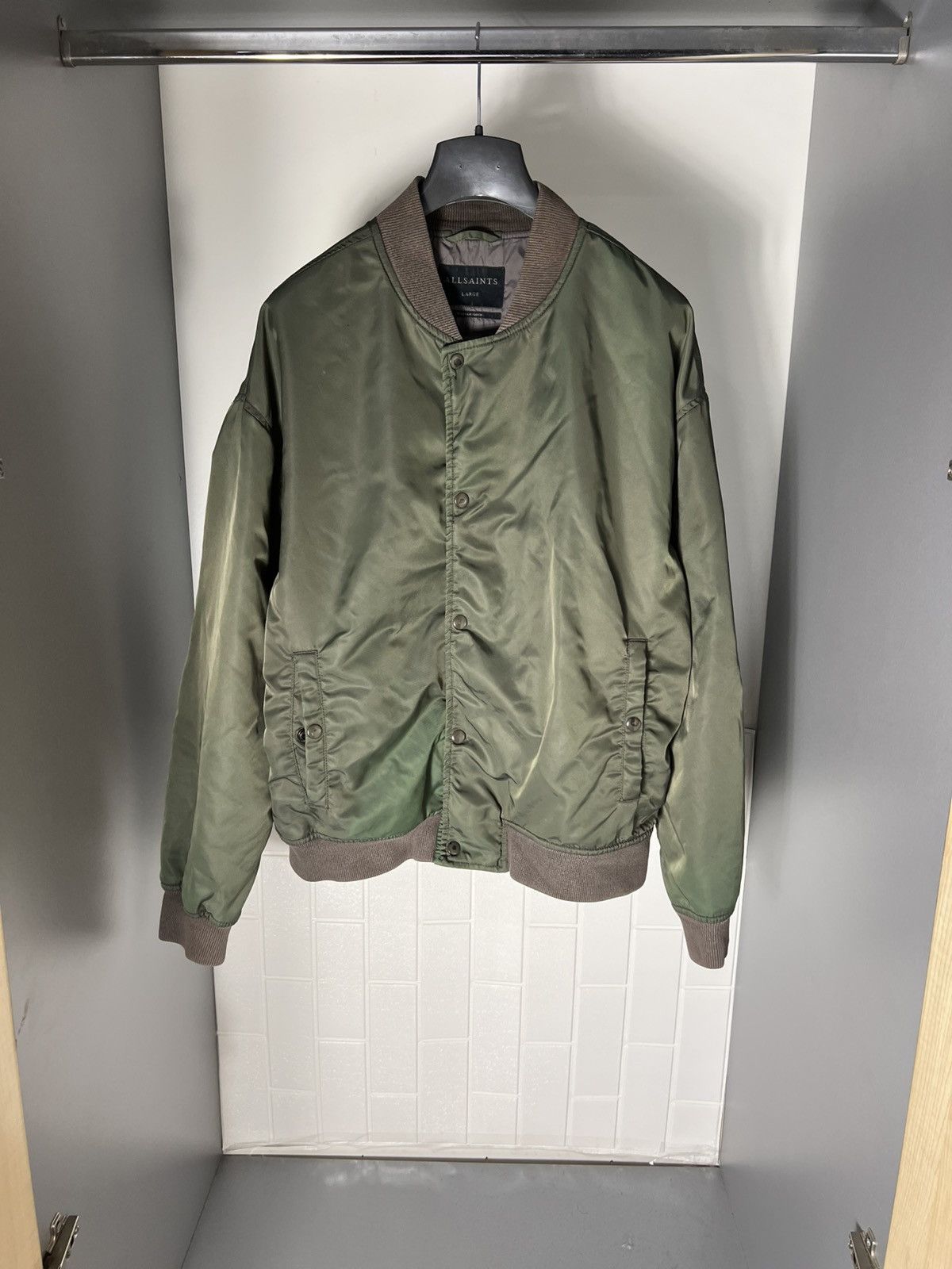 Allsaints × Vintage VERY RARE ALLSAINTS KITSON BOMBER JAPAN STYLE JACKET Y2K 90s Size US L / EU 52-54 / 3 - 1 Thumbnail