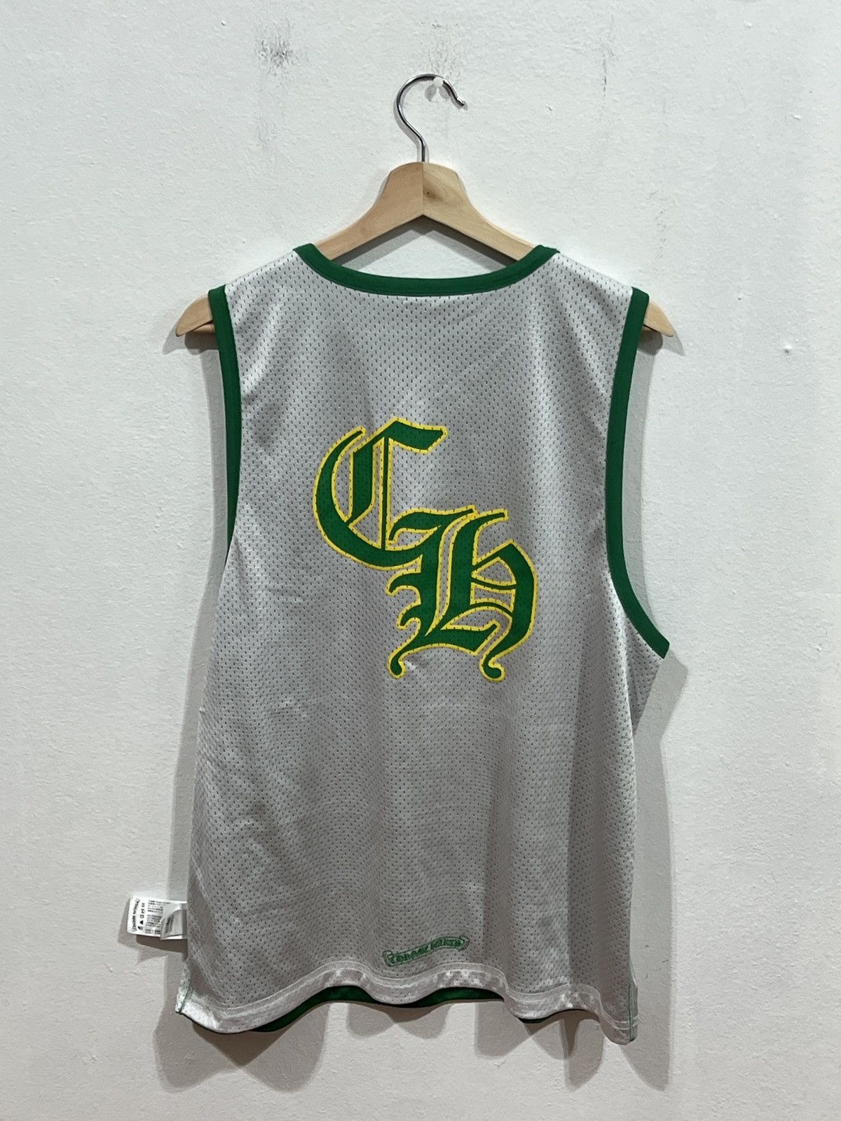 Chrome Hearts Chrome Hearts Basketball Green/Yellow Jersey Size US M / EU 48-50 / 2 - 17 Thumbnail