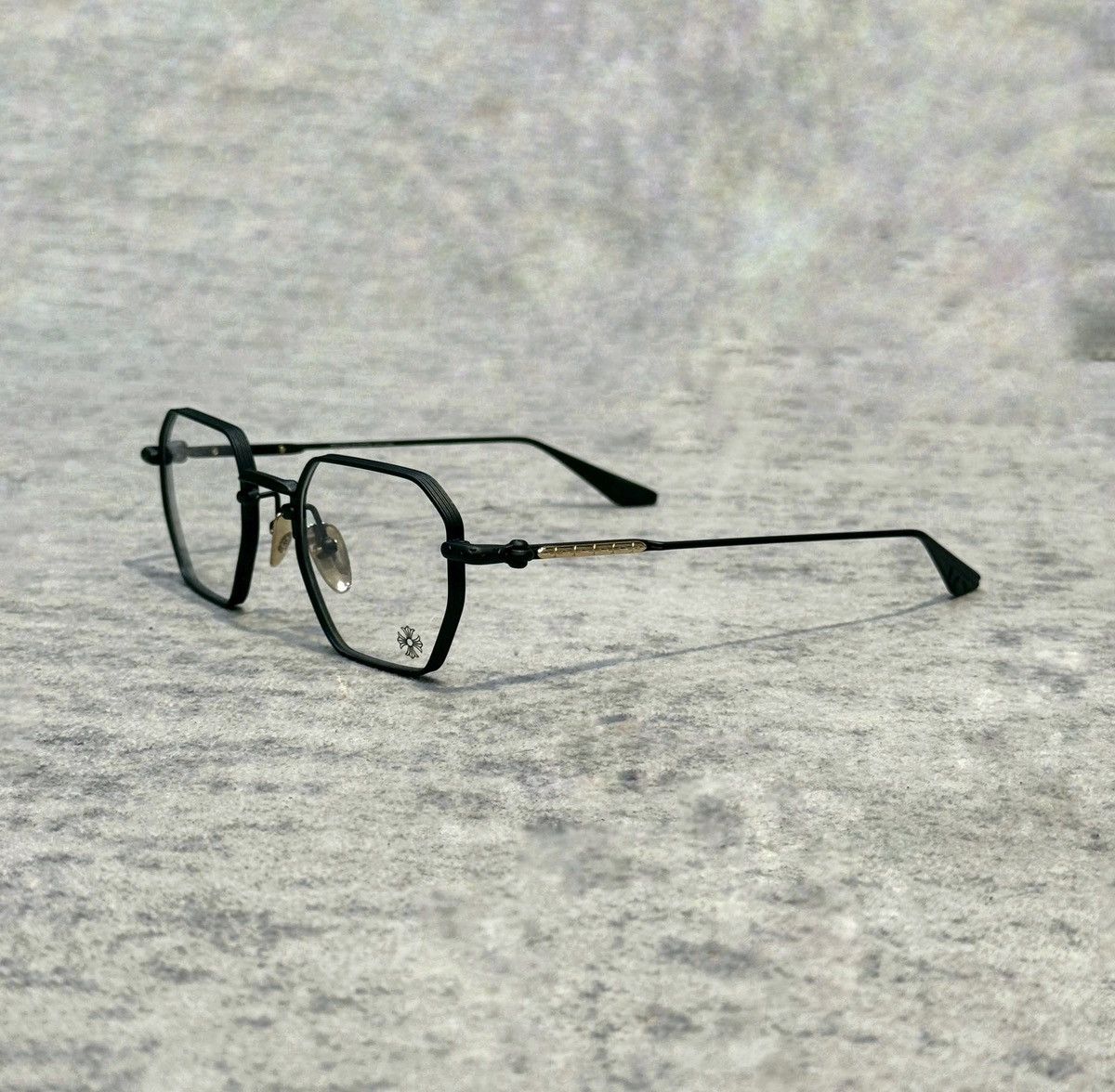 CHROME HEARTS LUMP MATTE BLACK/18KGP