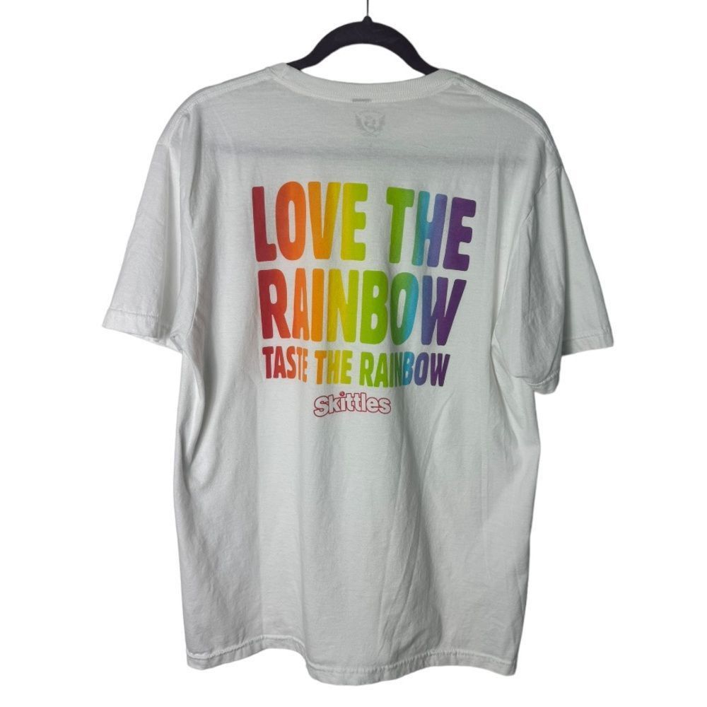 Other It's Sugar SZ L "Love the Rainbow" Skittles t-shirt Size US L / EU 52-54 / 3 - 2 Thumbnail