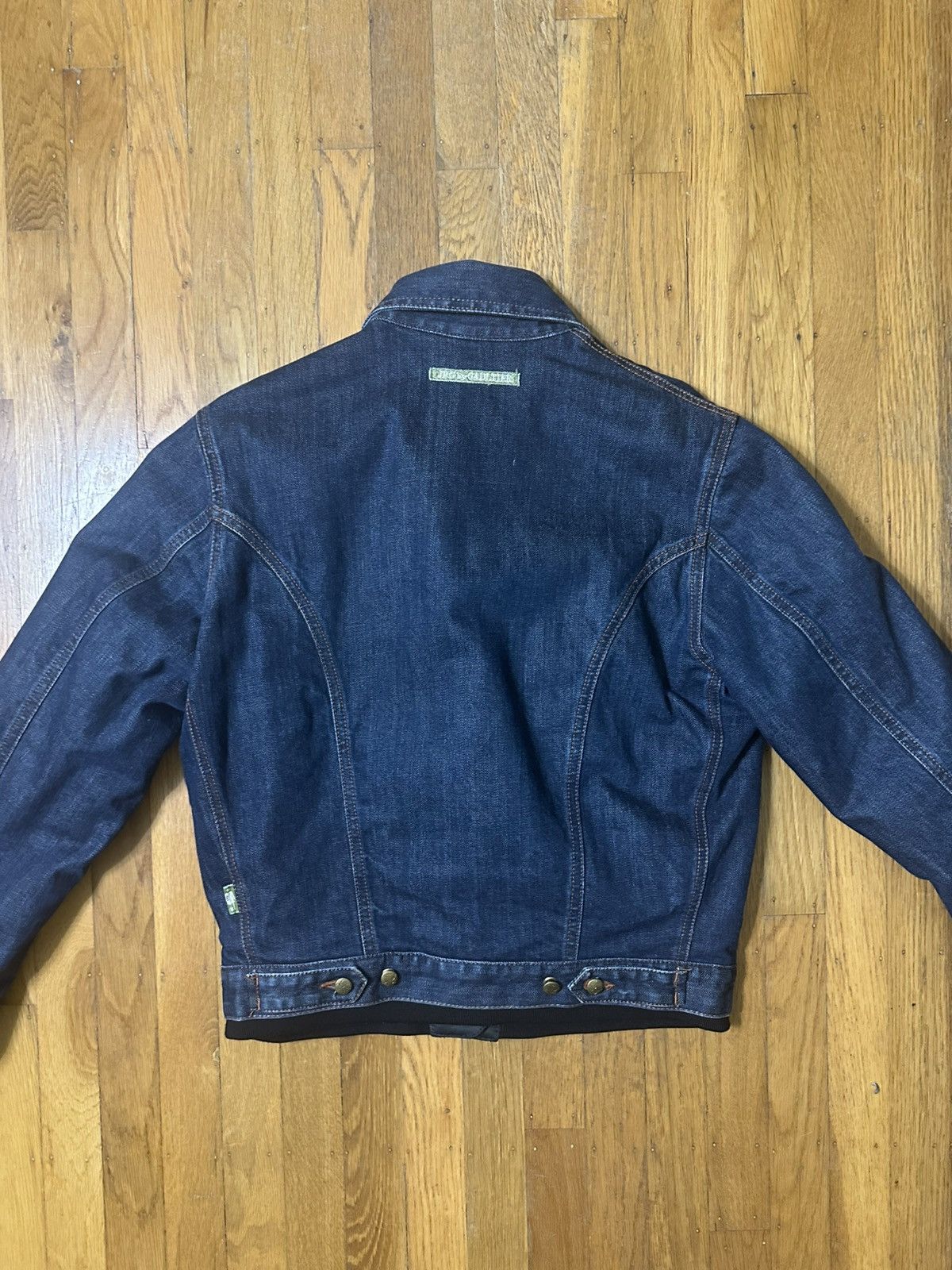 Jean Paul Gaultier Jean Paul Gaultier Reversible Denim Bomber Jacket Size US S / EU 44-46 / 1 - 4 Thumbnail