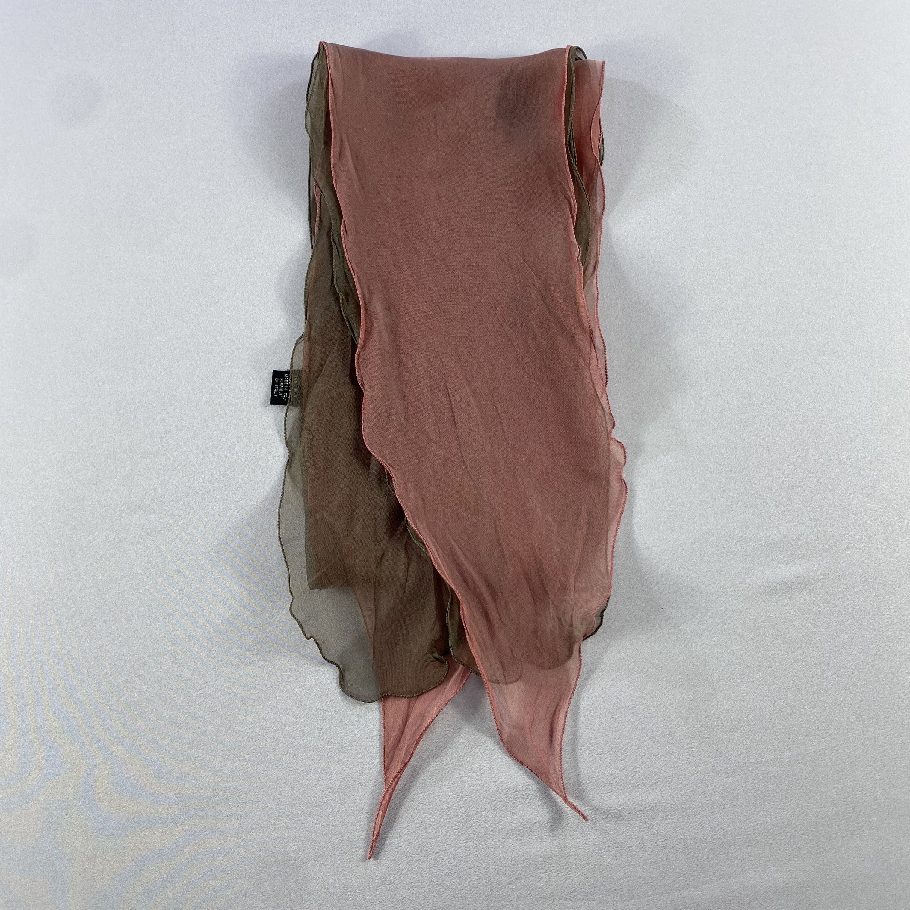 Franco Ferrari × Japanese Brand × Vintage Vintage Franco Ferrari Silk Scarf Hand Rolled SS057 Size ONE SIZE - 2 Thumbnail