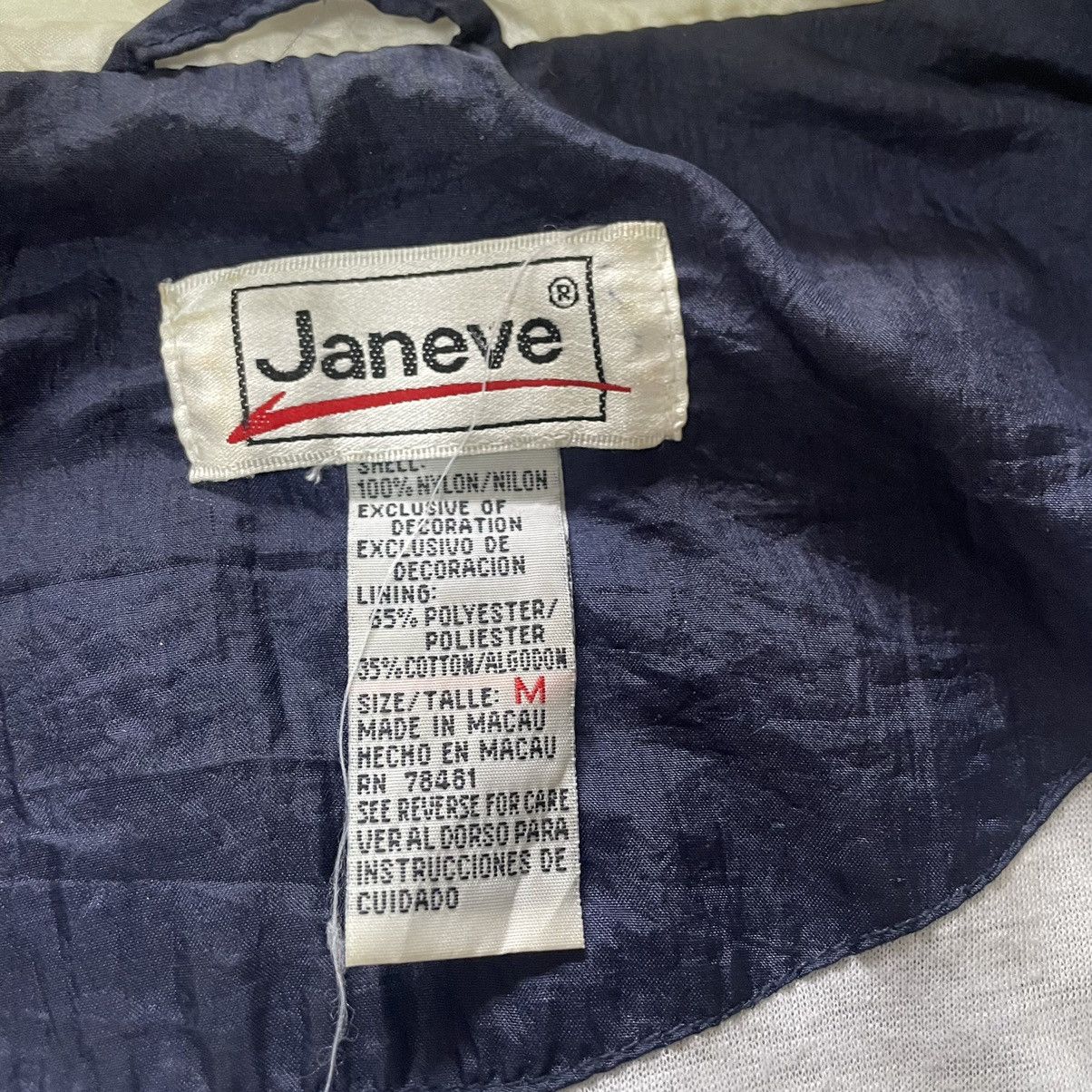 Japanese Brand × Vintage 🔥Vintage Jeneve Two Tone Full Zipper Training Light Jacket Size US M / EU 48-50 / 2 - 15 Thumbnail