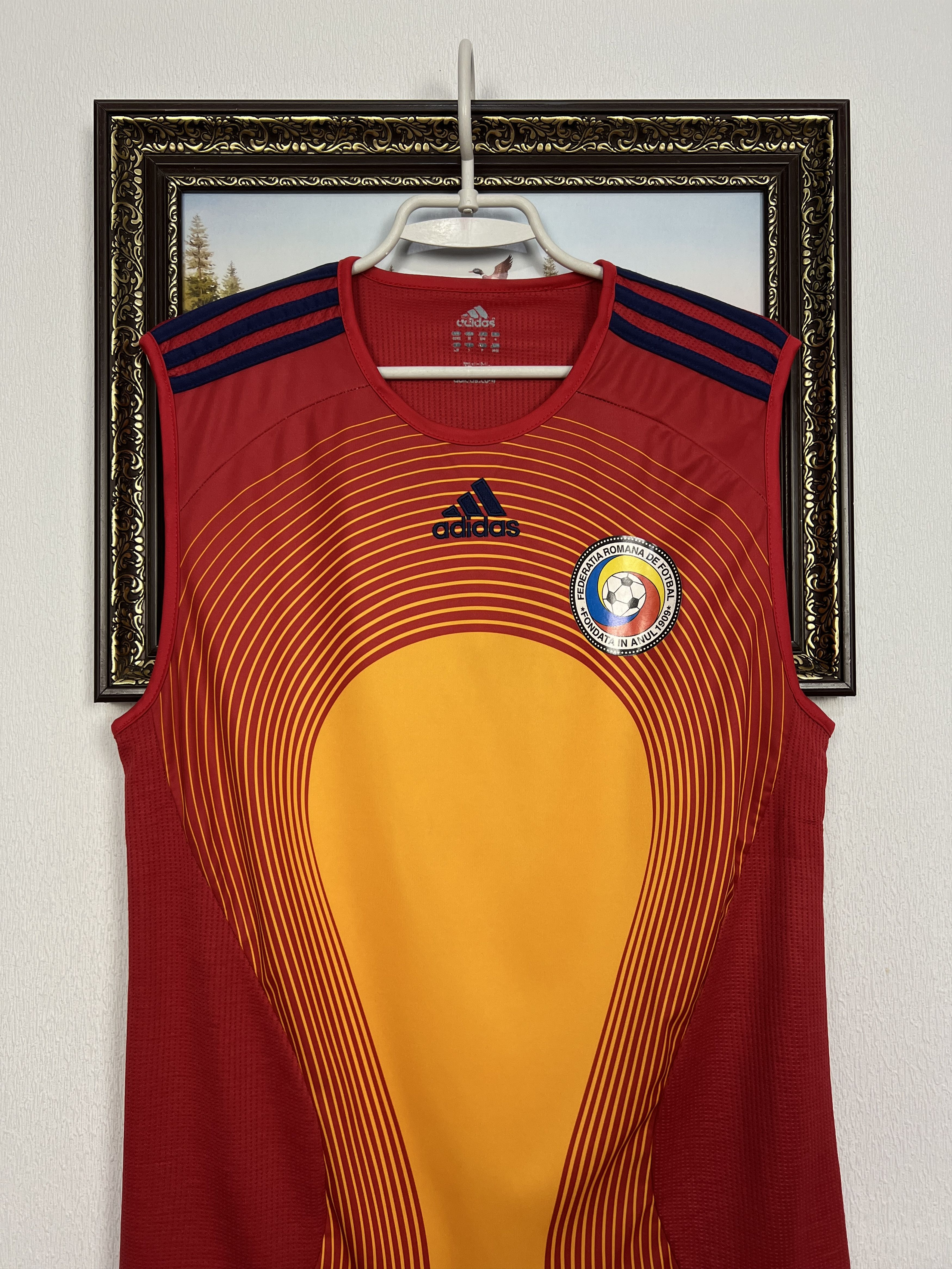 Adidas Romania Football Train Vest Shirt Soccer Jersey Trikot Size US M / EU 48-50 / 2 - 2 Thumbnail