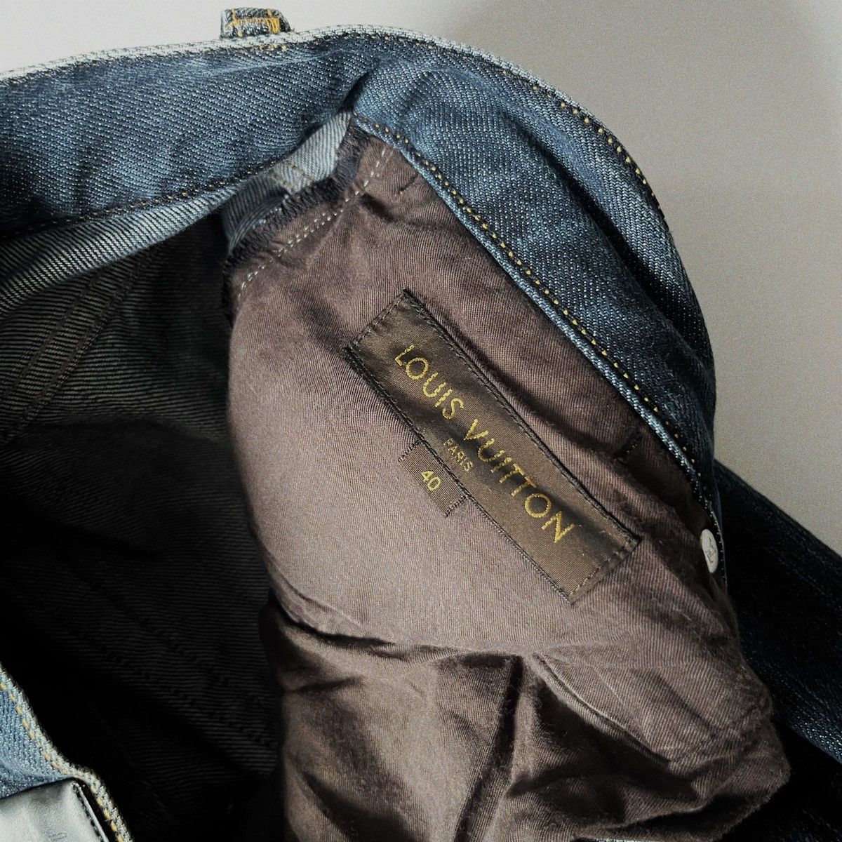 Designer × Japanese Brand × Louis Vuitton Rare 1/1 Deconstructed Louis Vuitton Jeans Size US 32 / EU 48 - 10 Thumbnail