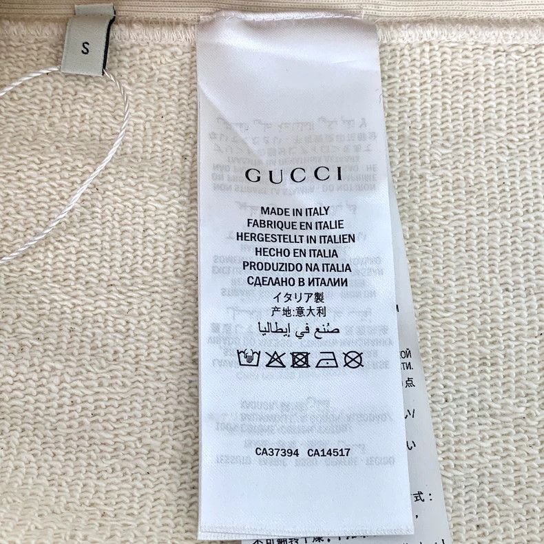 Gucci Gucci Declaration Series Beige Mask Letter Print Cotton Hoo Size US S / EU 44-46 / 1 - 7 Thumbnail