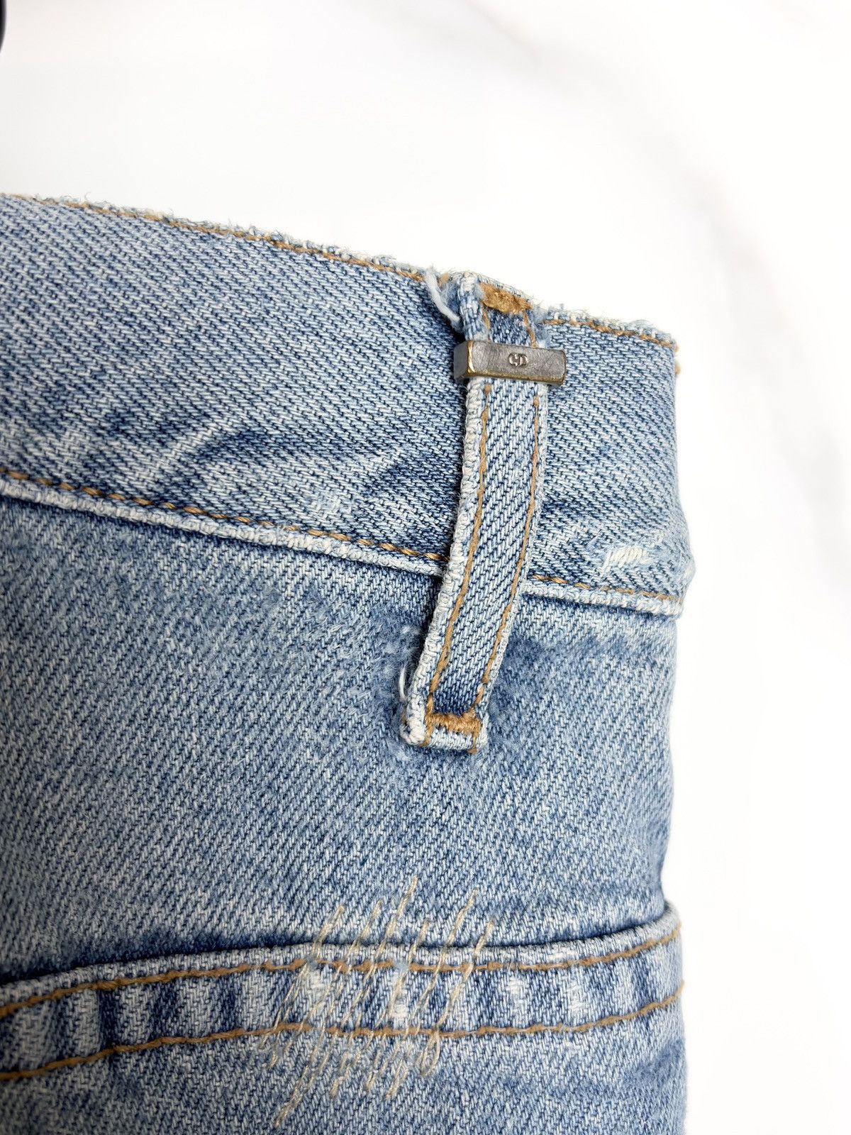 Dior × Hedi Slimane SS06 Dior Homme Runway Crash Distressed Repaired Denim Jeans Size US 36 / EU 52 - 5 Thumbnail