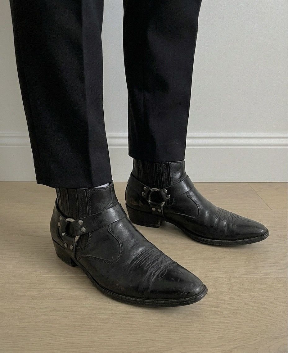 Vintage Geronimo Cowboy boots guidi style Buckle Style