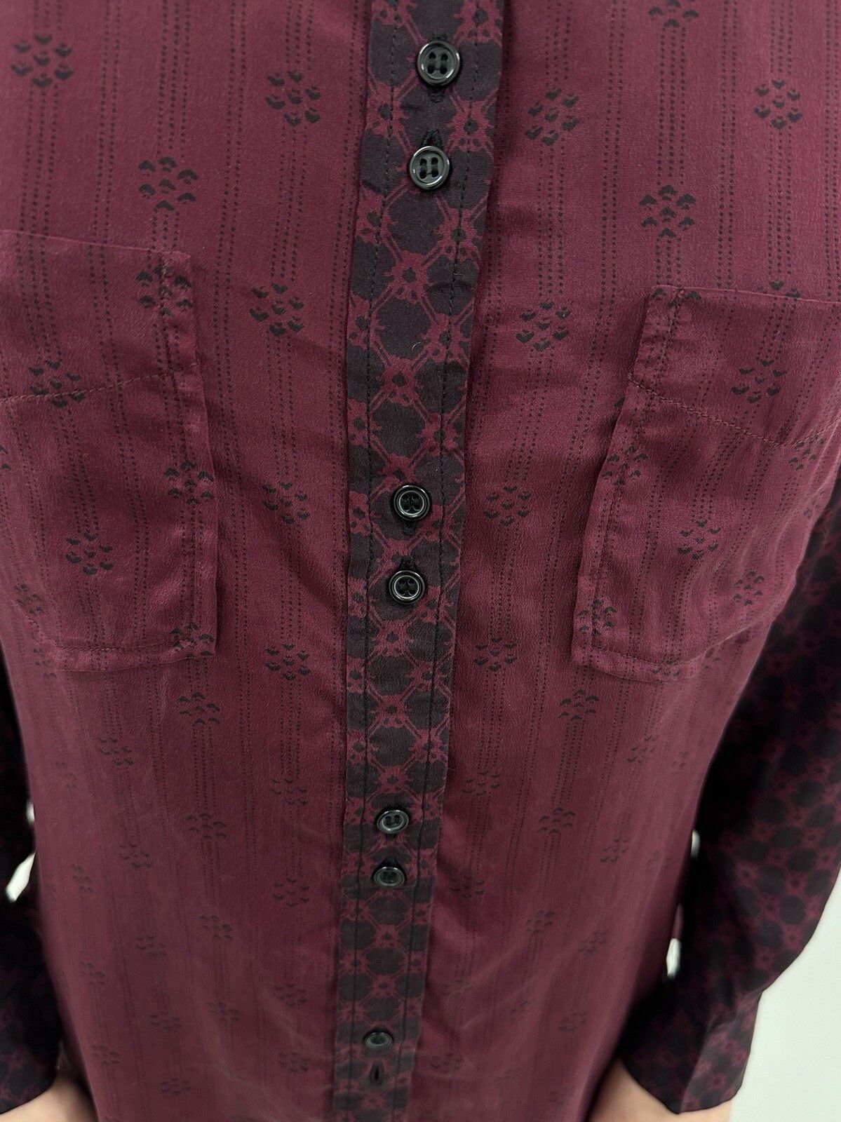 Isabel Marant DDP Isabel Marant Silk Shirt Top Blouse Size 38 Size XS / US 0-2 / IT 36-38 - 7 Thumbnail