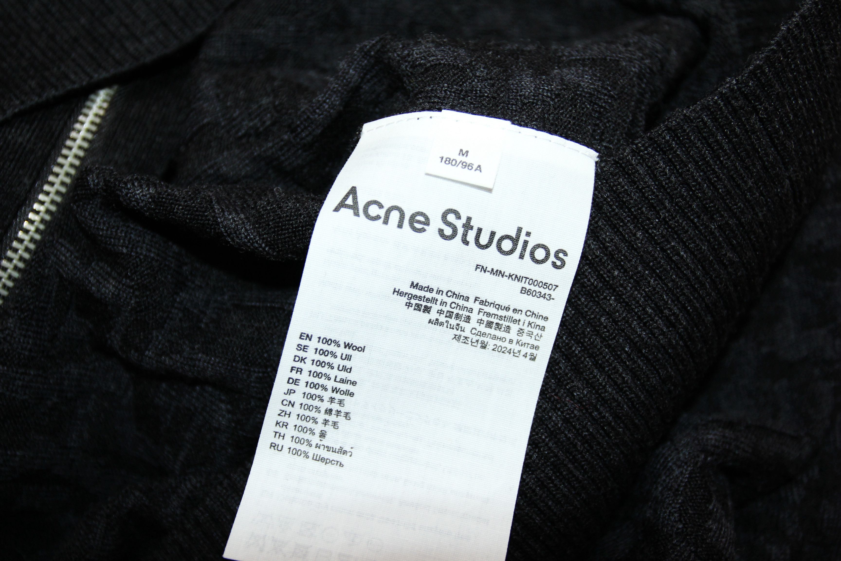 Acne Studios BNWT AW24 ACNE STUDIOS KALINO MONOGRAM JACKET M Size US M / EU 48-50 / 2 - 10 Thumbnail