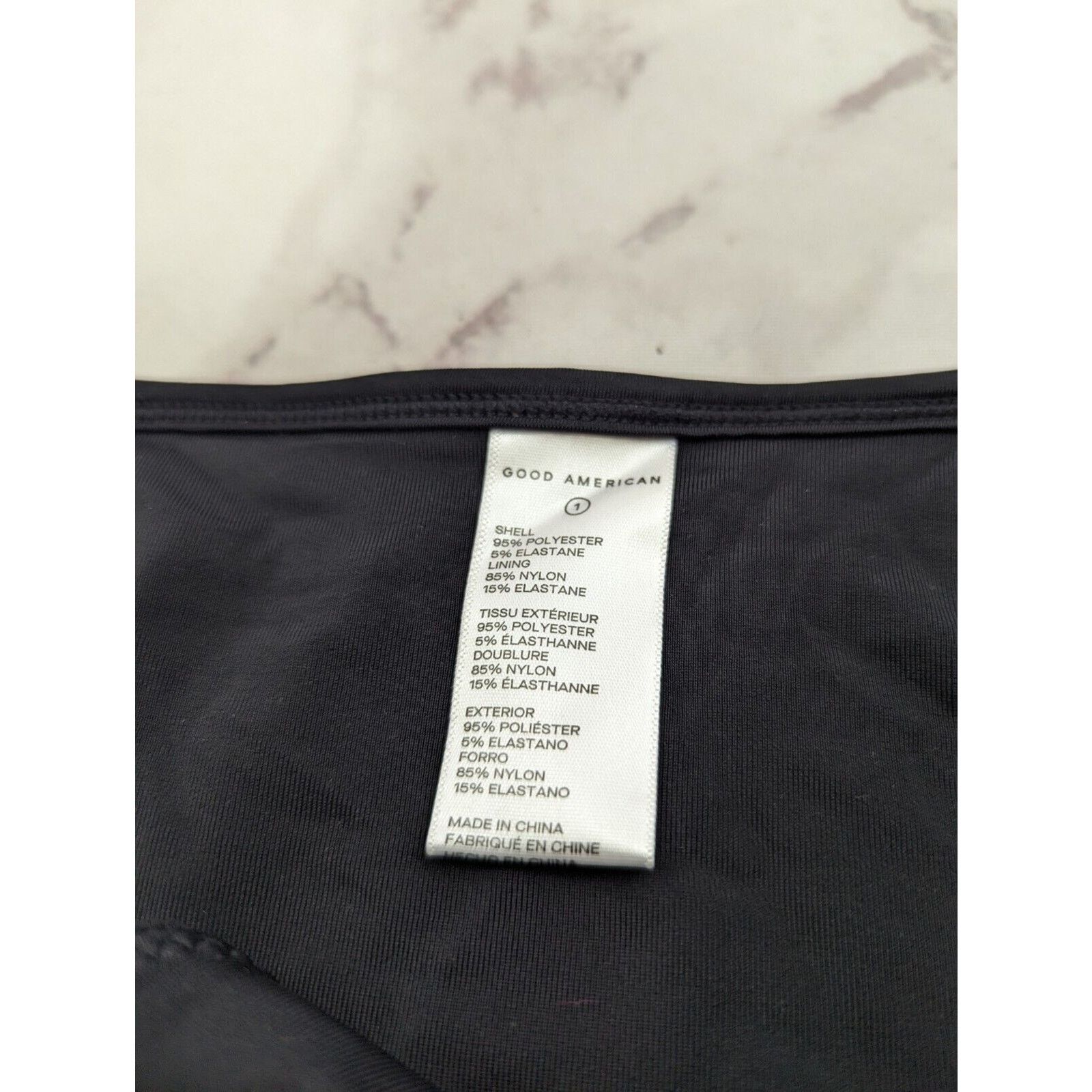 Good American Good American Swim Bottom Women 1 Small Black Adjustable Size S / US 4 / IT 40 - 3 Thumbnail