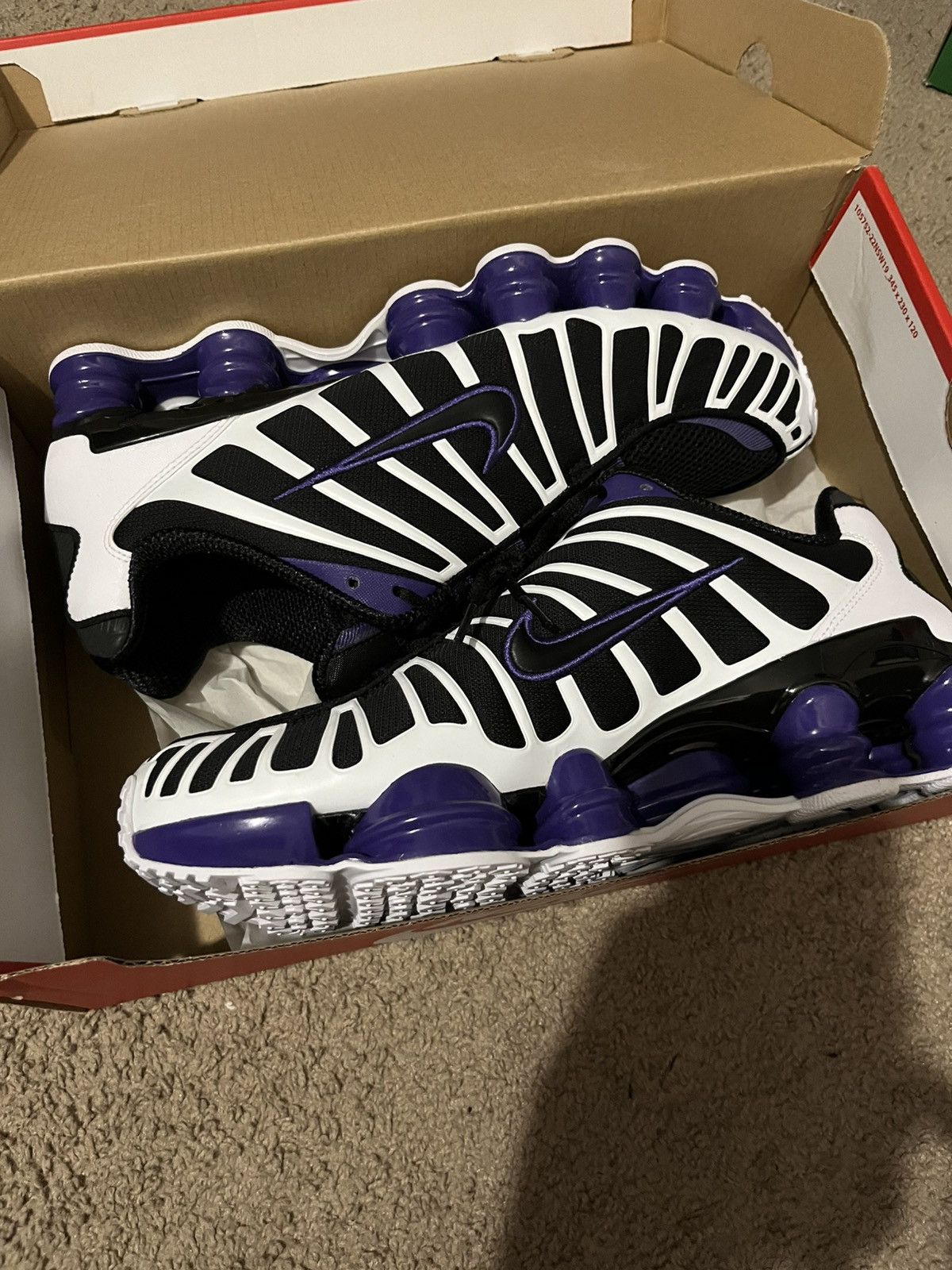 Nike Shox TL 'Black/Court Purple-White'