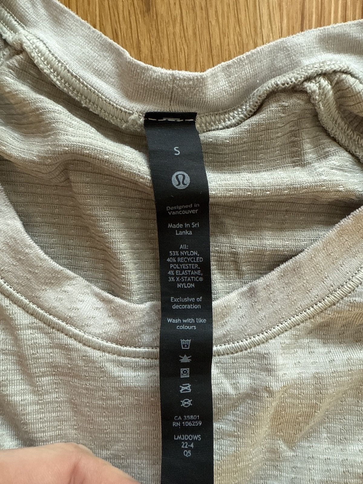 Lululemon Lululemon Metal Vent Tech T Shirt Size US S / EU 44-46 / 1 - 3 Thumbnail