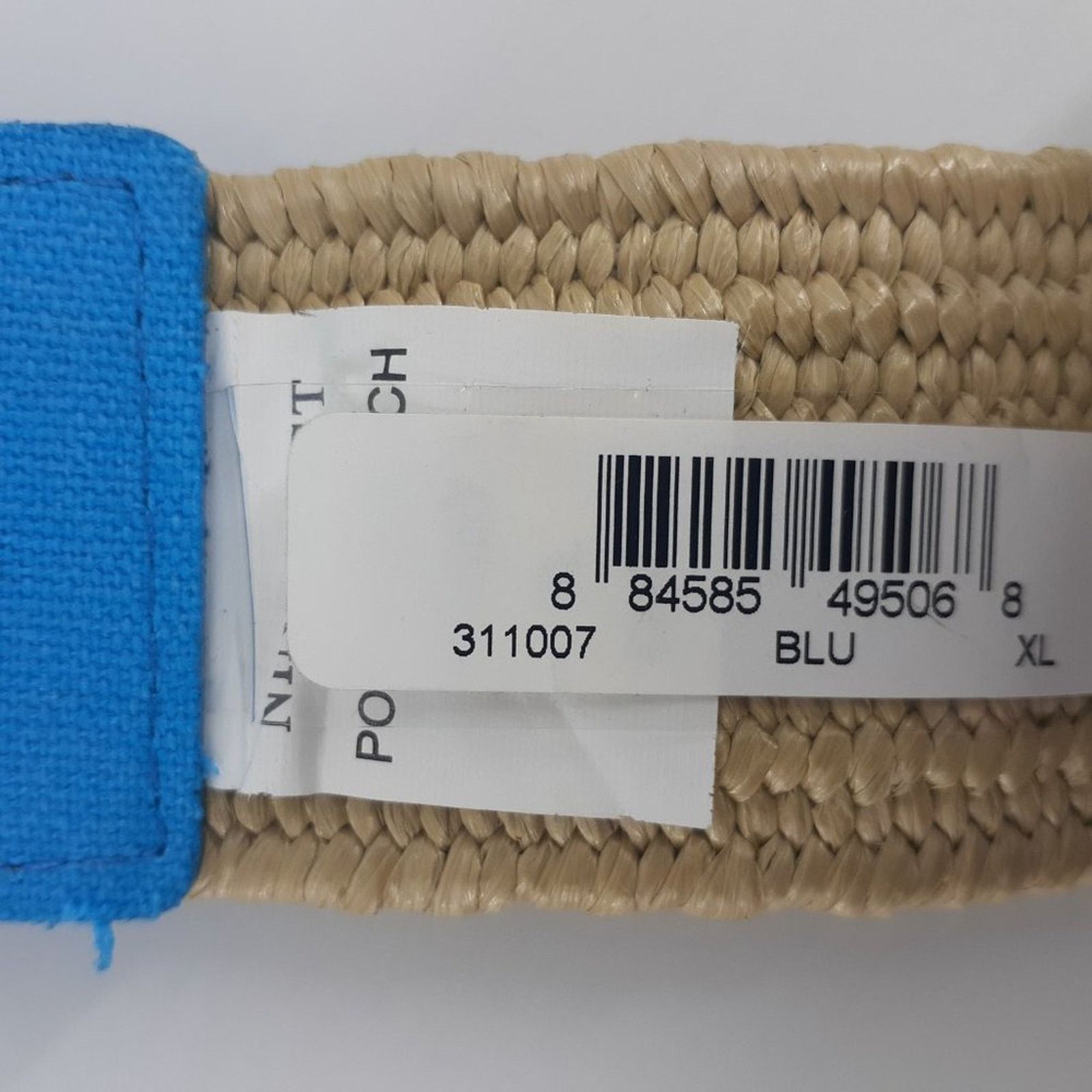 Nine West Nine West Women's Tan Bright Sky Blue Single Prong Belt XL Size ONE SIZE - 7 Thumbnail