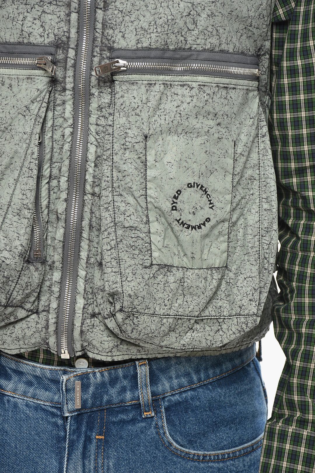 Givenchy og1mm0326 Nylon Multi-Pocket Gilet in Grey Size US S / EU 44-46 / 1 - 3 Thumbnail