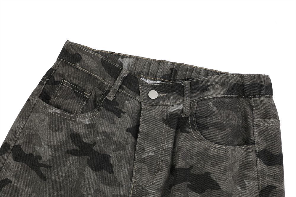 Vintage American retro casual loose men's camouflage jeans Size US 32 / EU 48 - 3 Thumbnail