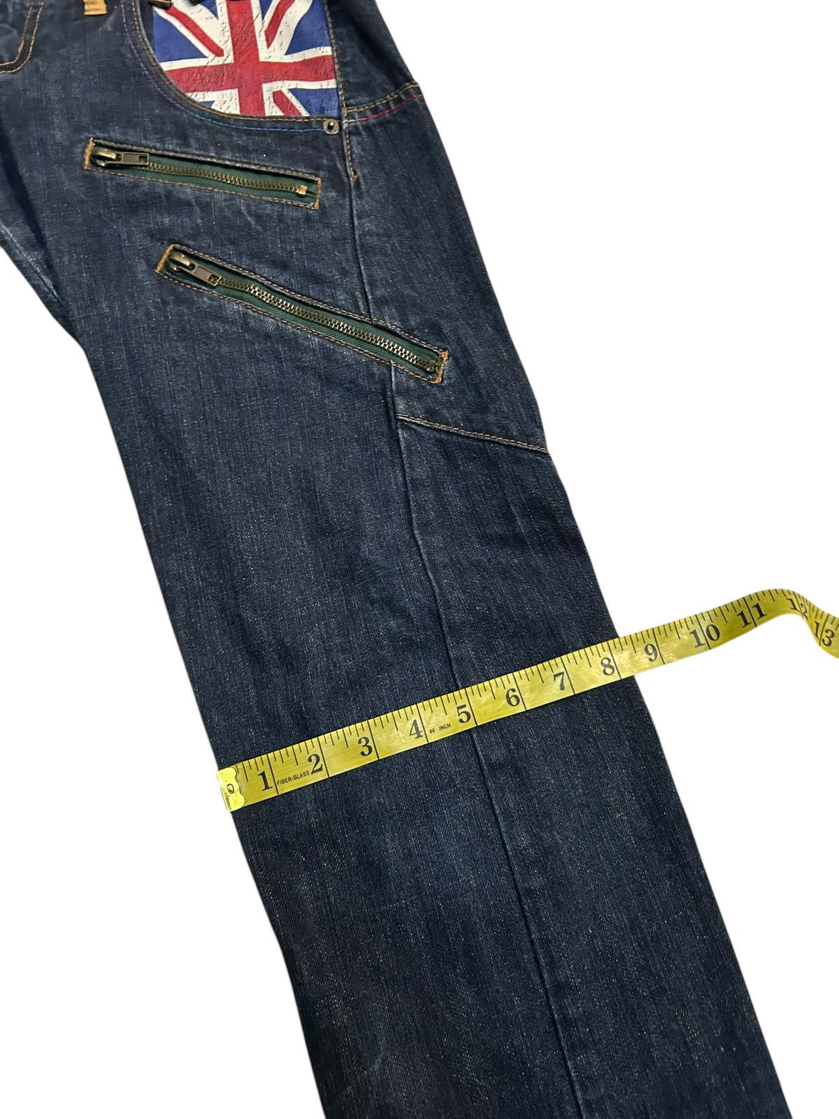 Japanese Brand × Kapital × Vintage Sirmione Double Waist Japanese Punk bondage Denim Jeans Size US 29 - 20 Thumbnail