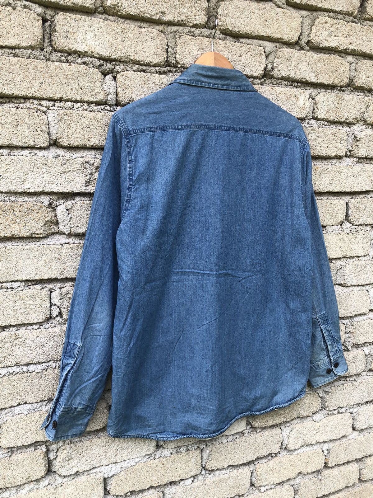 Obey Vintage Obey Thermal Buttons Jean Shirts Size US L / EU 52-54 / 3 - 14 Thumbnail
