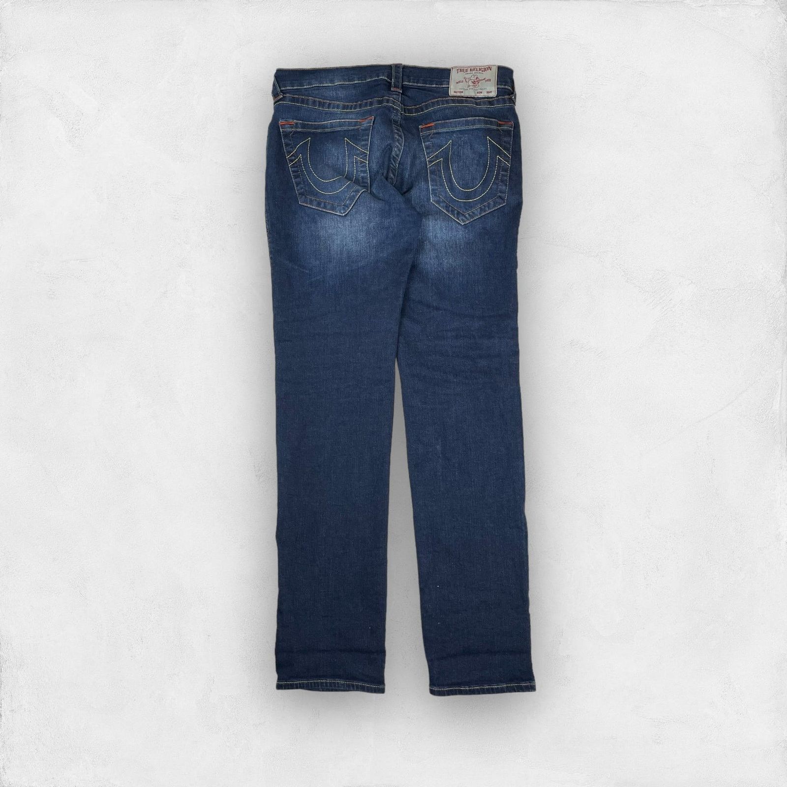 True Religion True Religion Rocco Men's Blue Denim Relaxed Skinny Jeans 32 Size US 32 / EU 48 - 1 Thumbnail