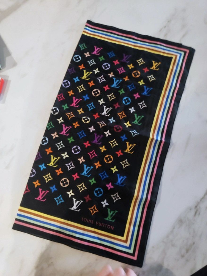 Louis Vuitton × Takashi Murakami OG First release Louis Vuitton x Takashi Murakami Scarf Size ONE SIZE - 5 Thumbnail