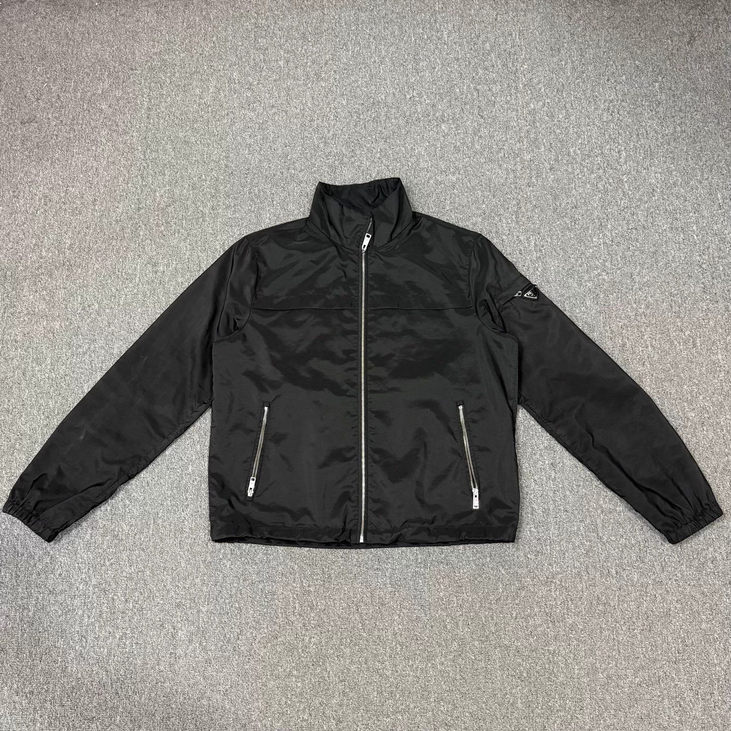 Prada Prada Black Tri Logo Nylon Jacket EU52 99New Size US L / EU 52-54 / 3 - 1 Thumbnail